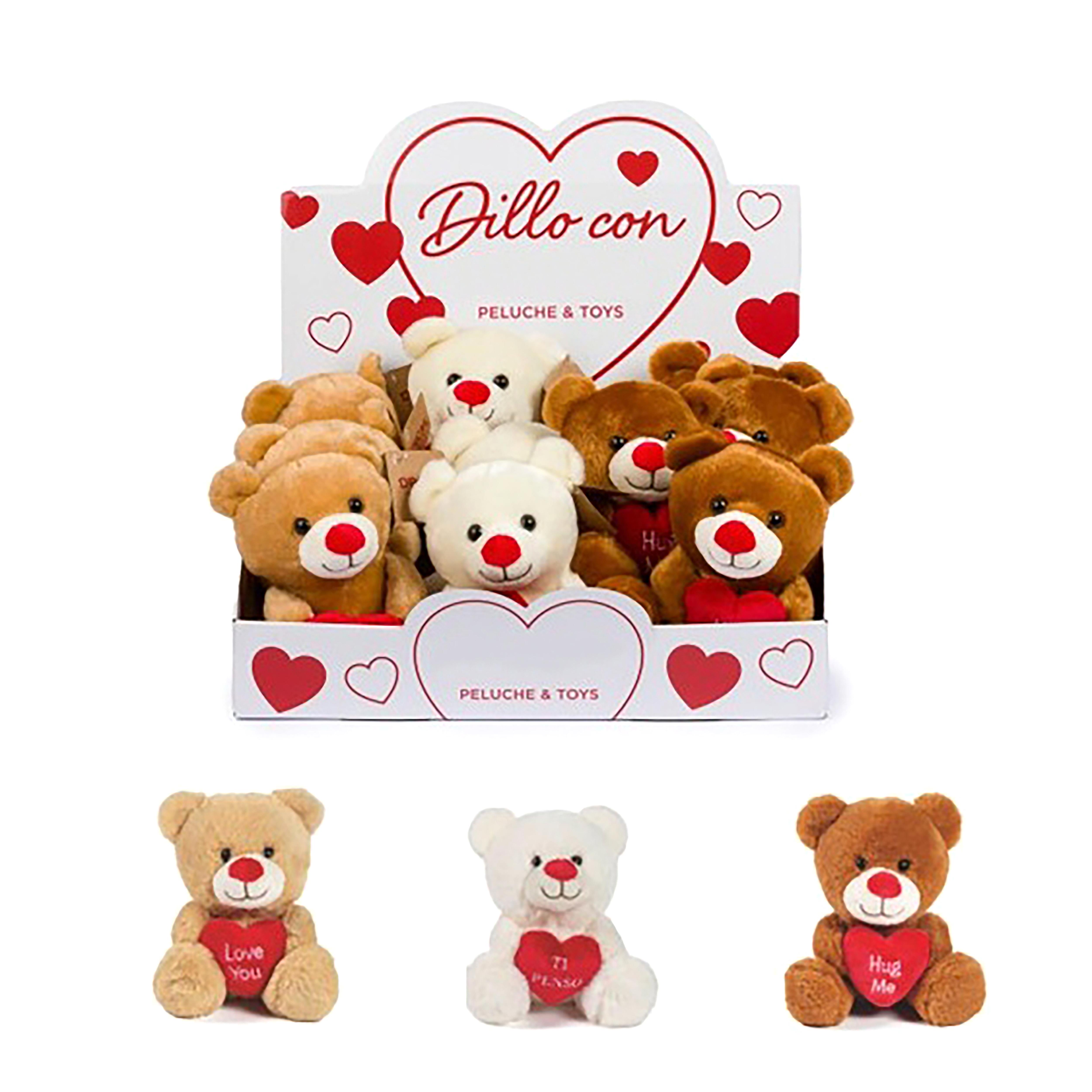 ORSETTO 12 CM CON CUORE
