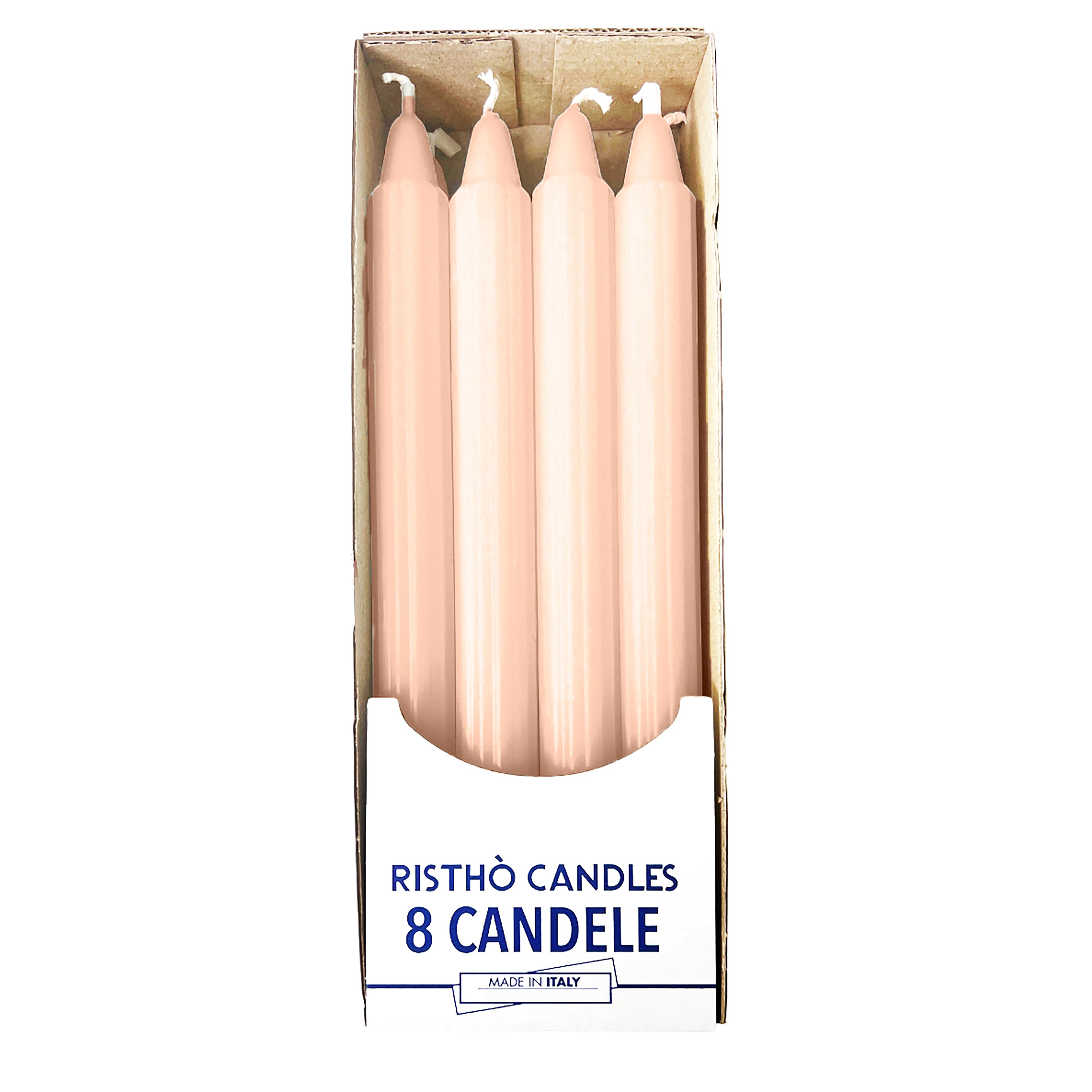 CANDELE 8 PZ 2,2X25 CM DORICA 8 ORE