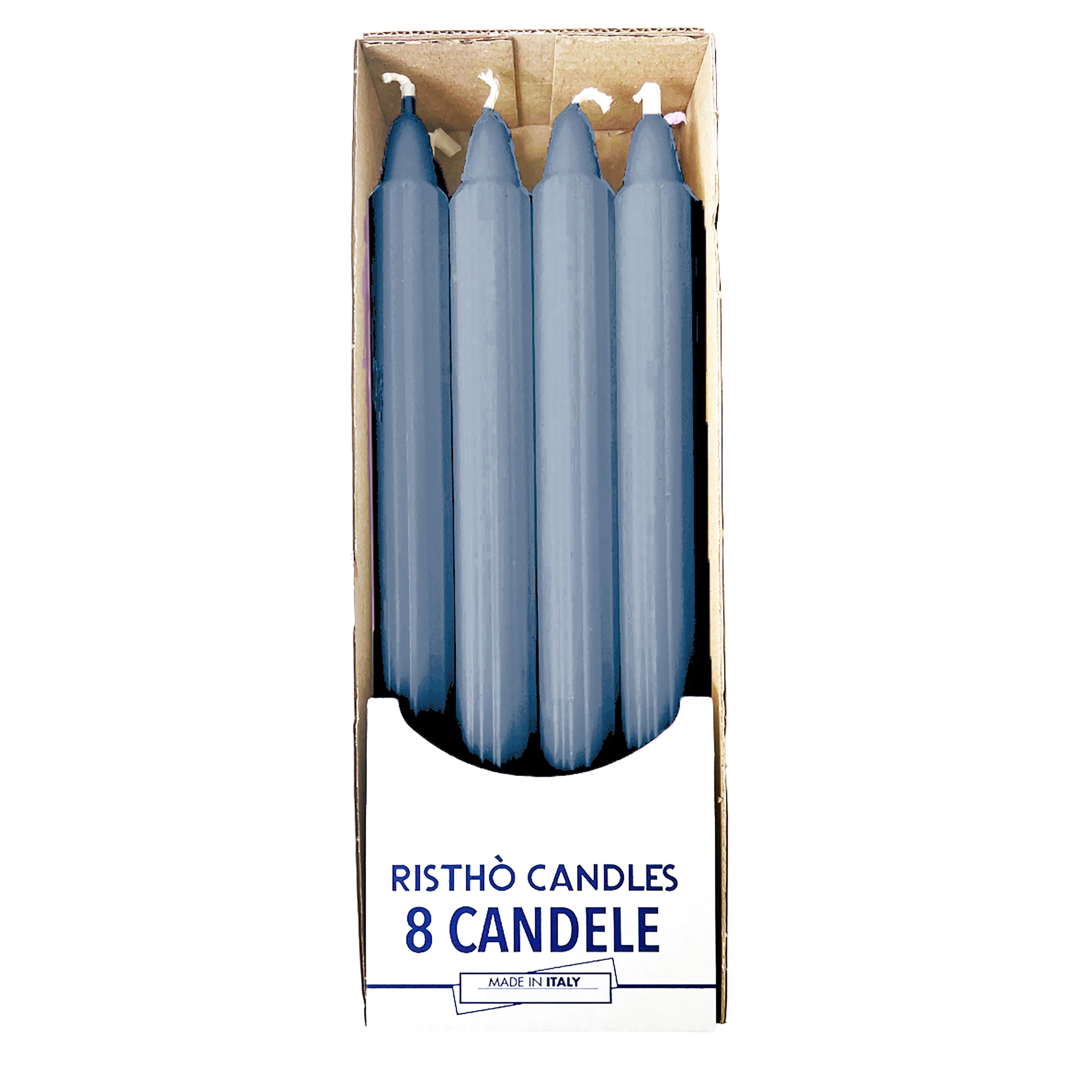 CANDELE 8 PZ 2,2X25 CM DORICA 8 ORE