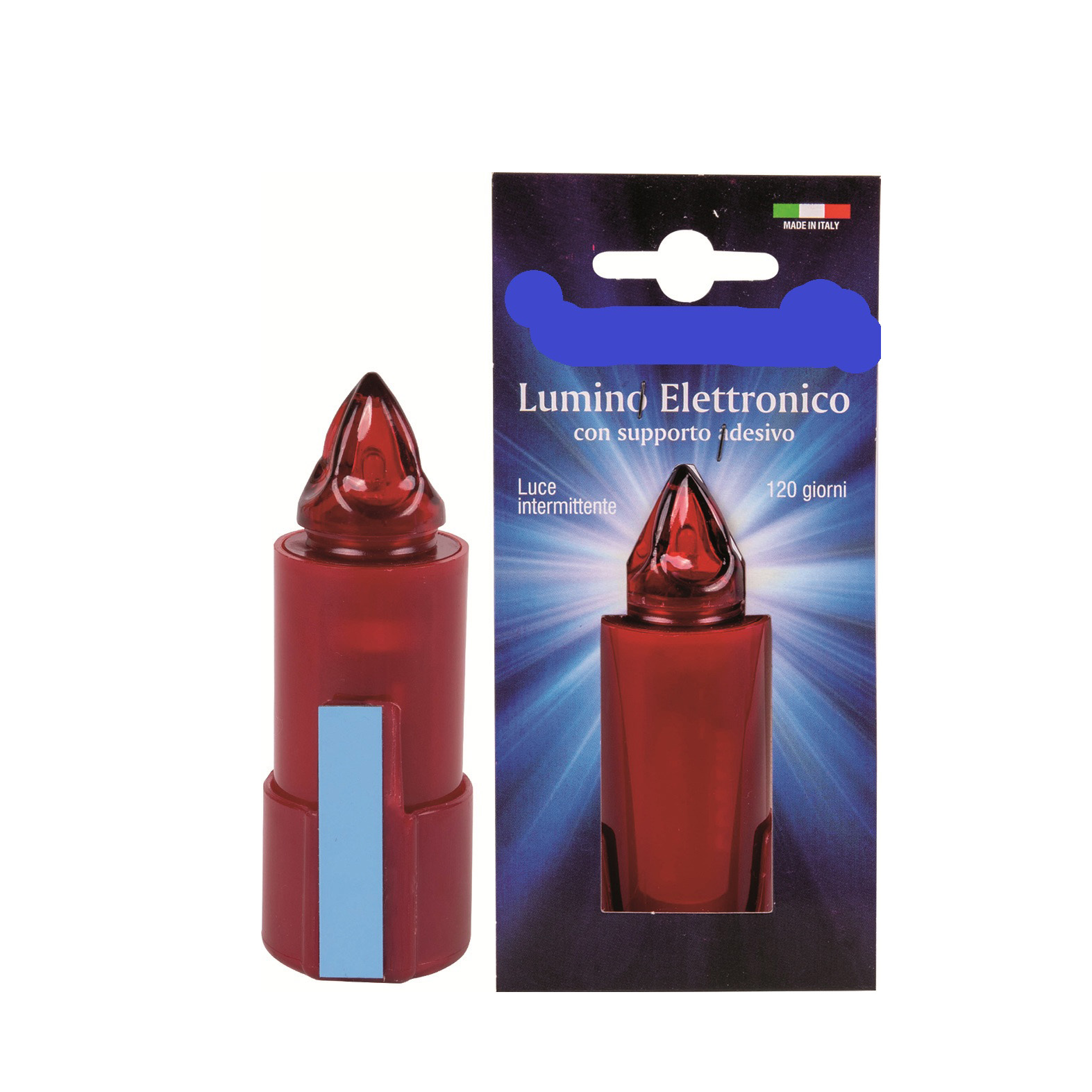 LUMINO ELETTR C/SUPP ADESIVO 120 GG