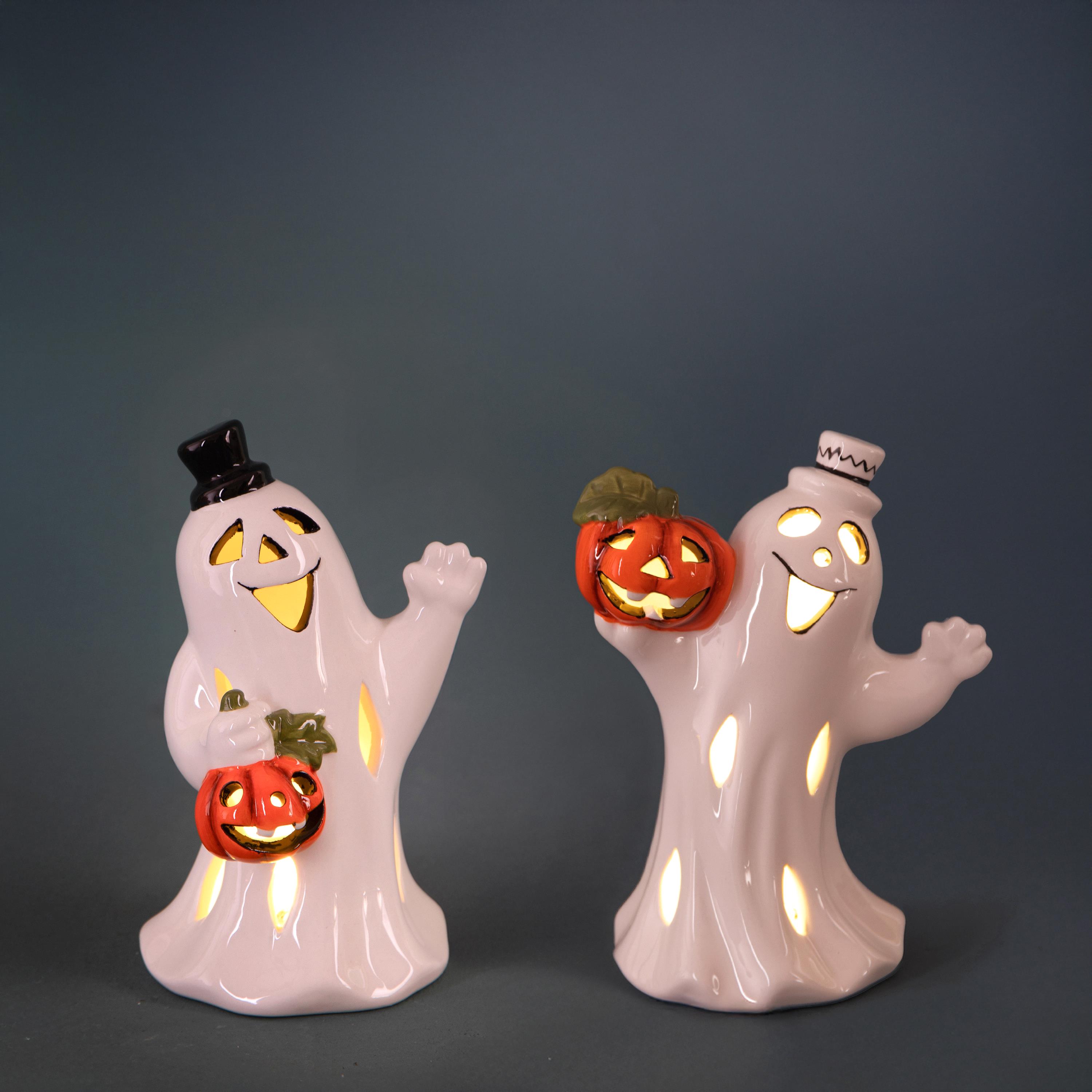 SET/2 FANTASMI H.16 CM C/LED