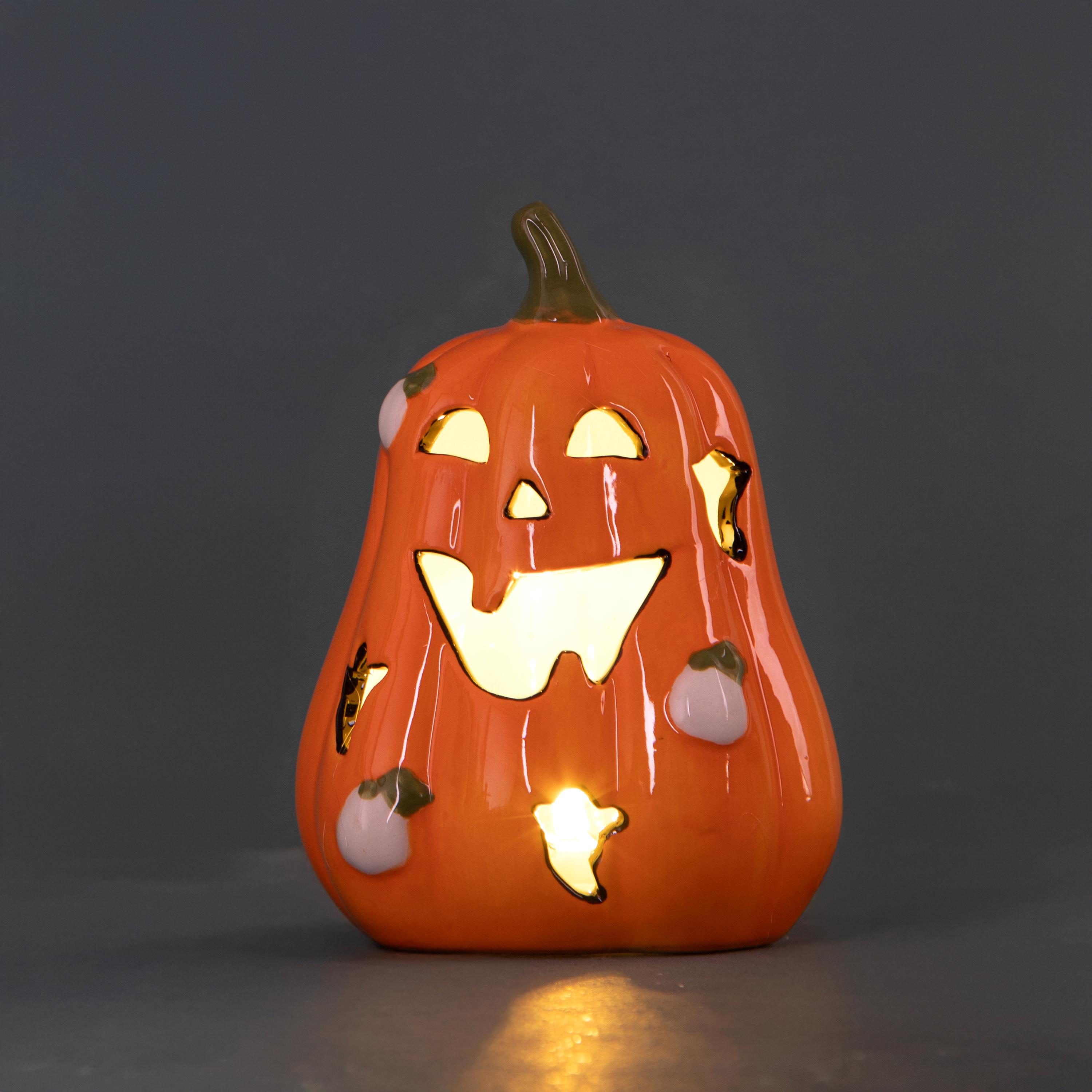 ZUCCA 12XH.17,5 CM C/PIPISTRELLI E LED