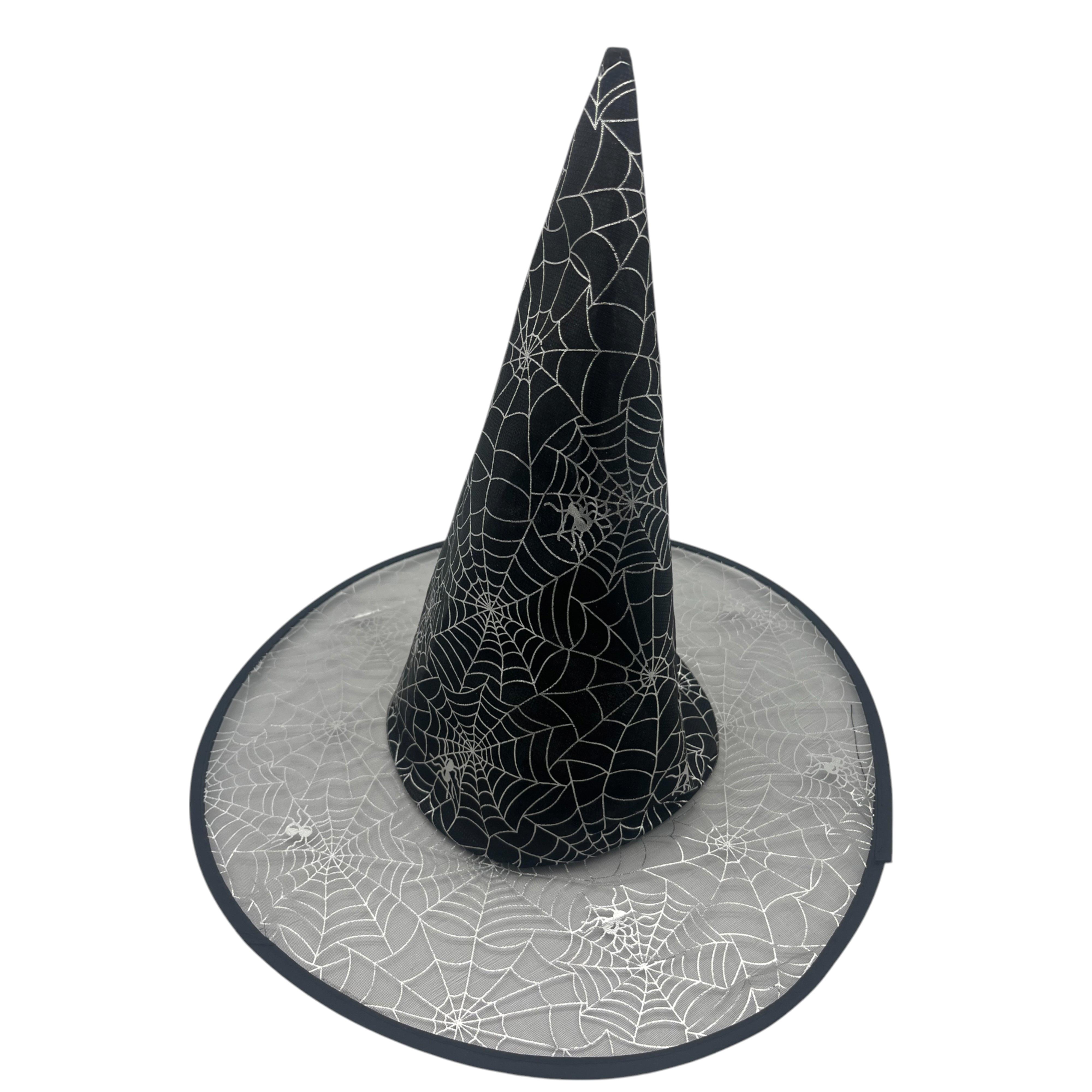 Halloween, sorcières, HALLOWEEN, CAPPELLO STREGA D.37XH.36 CM C/RAGNATELE