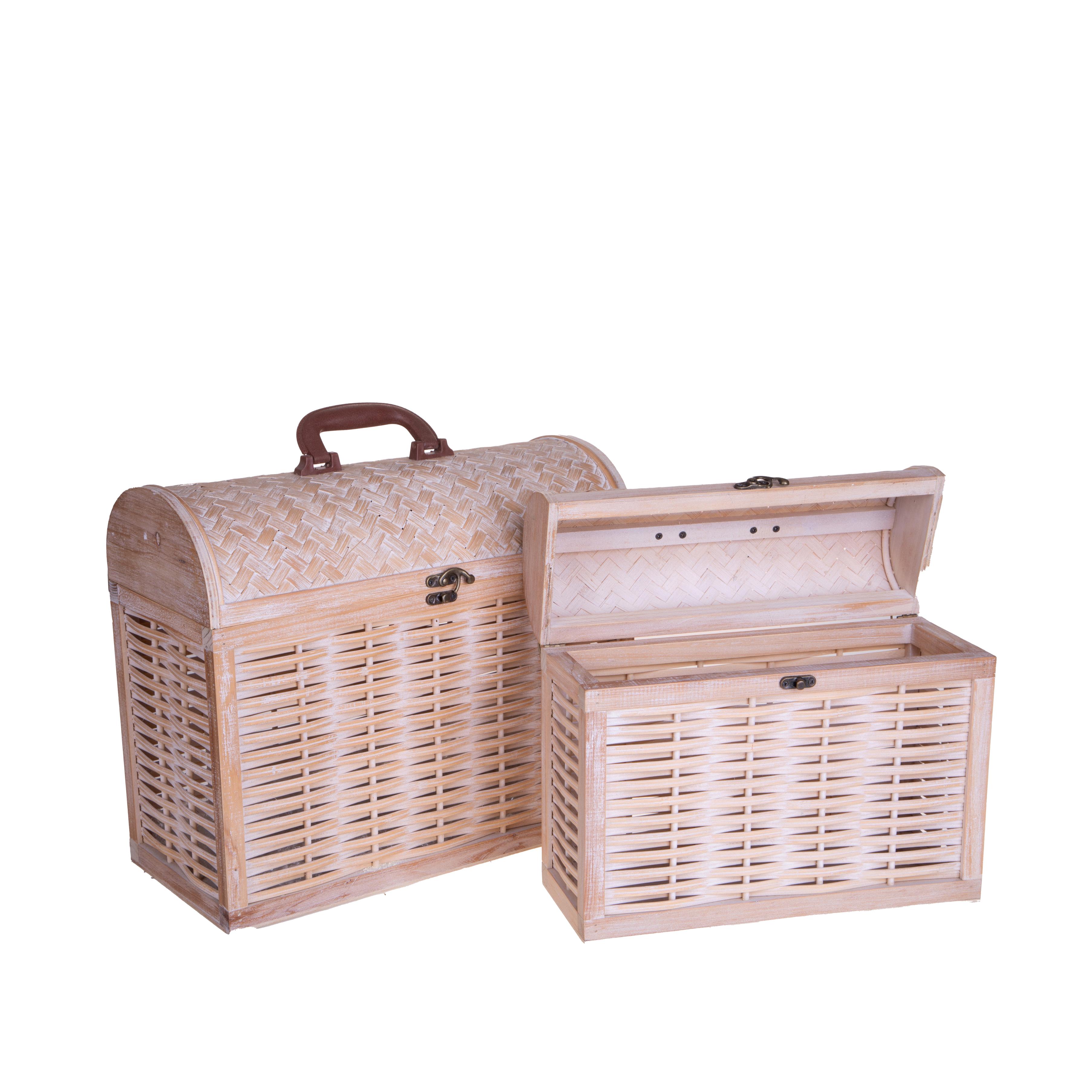 SET/2 BAULI RATTAN 39X18X33 CM