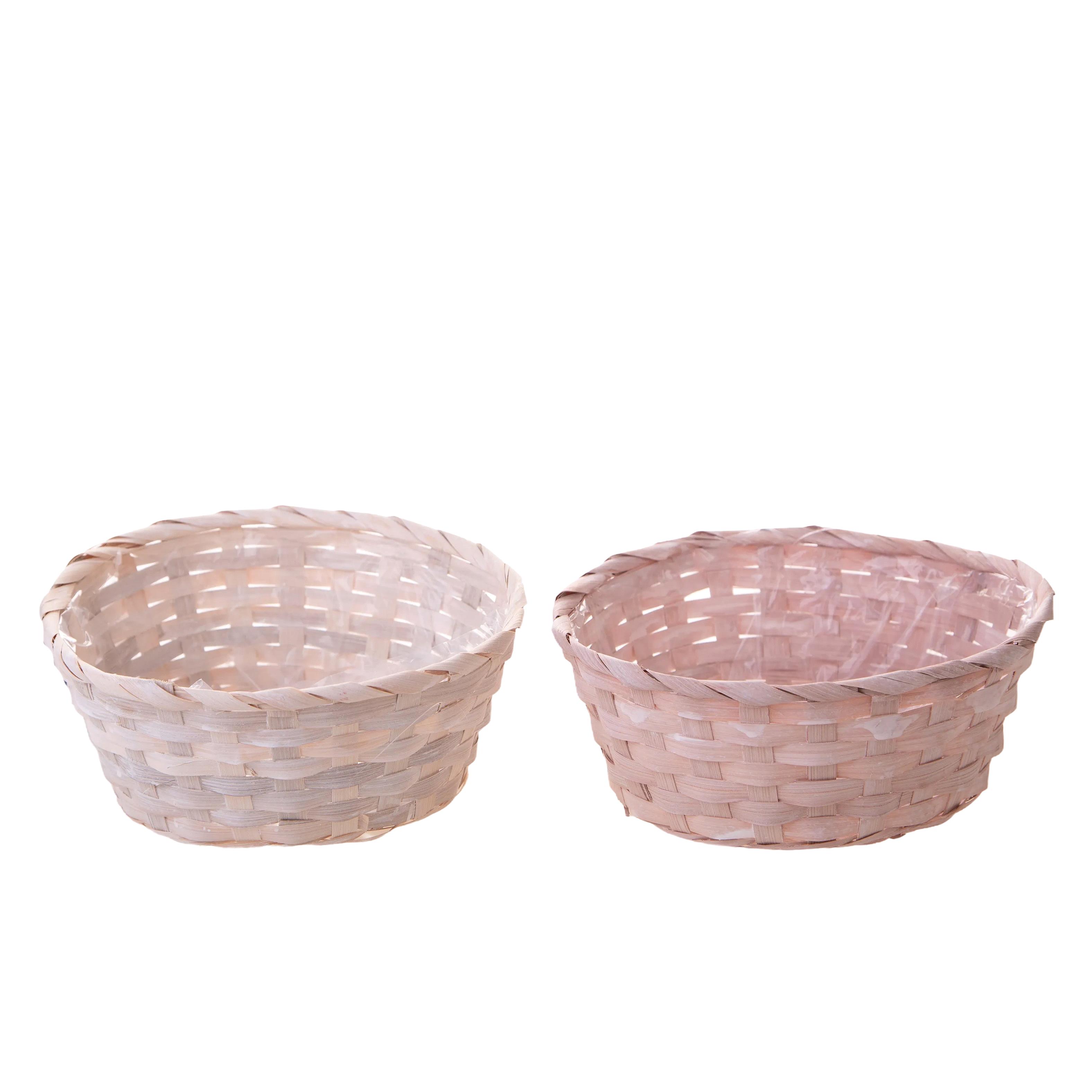 BASKETWORKS, OVAL AND ROUND BASKETS, CIOTOLA VIMINI D.22 CM