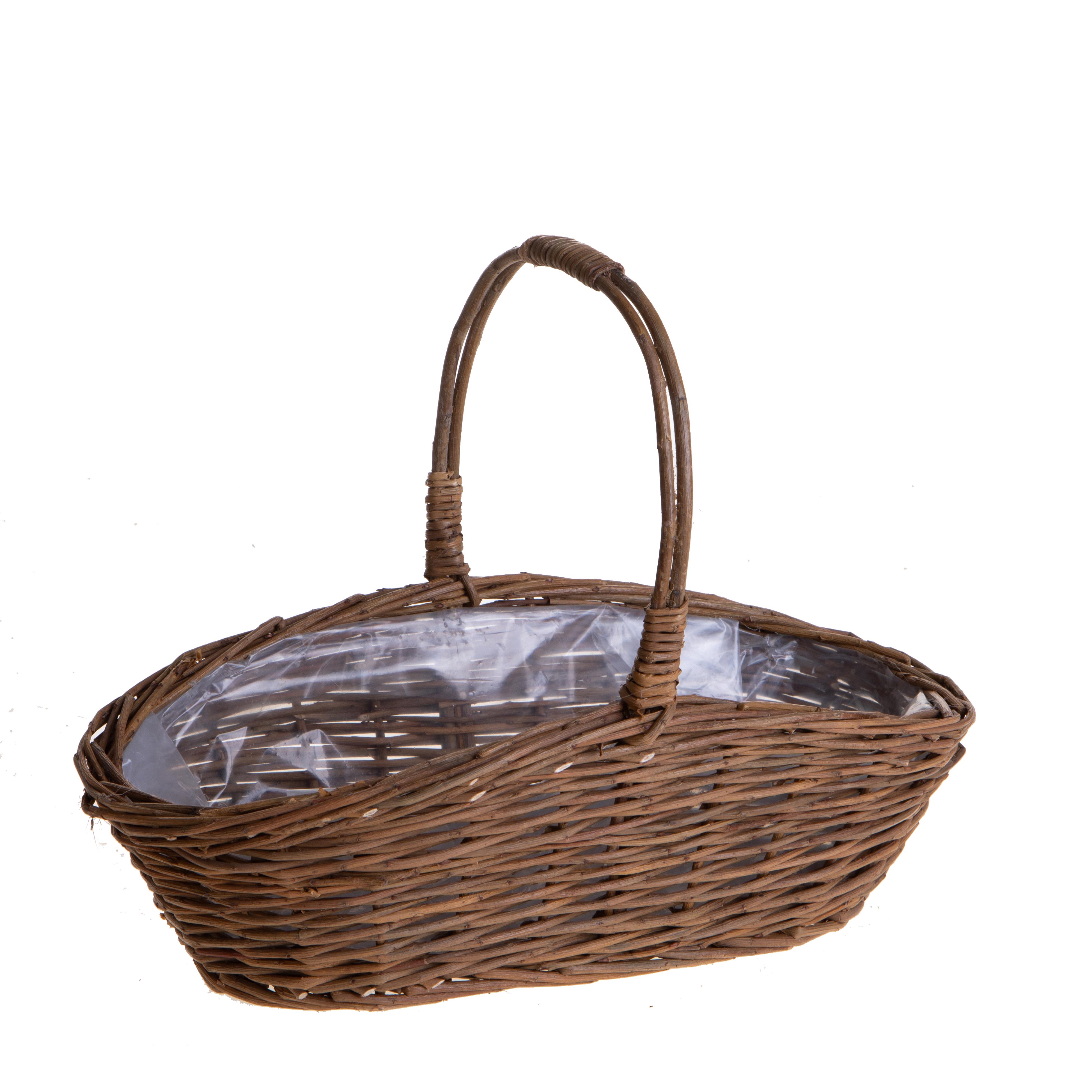 CESTO OVALE MANICO 34XH27 CM