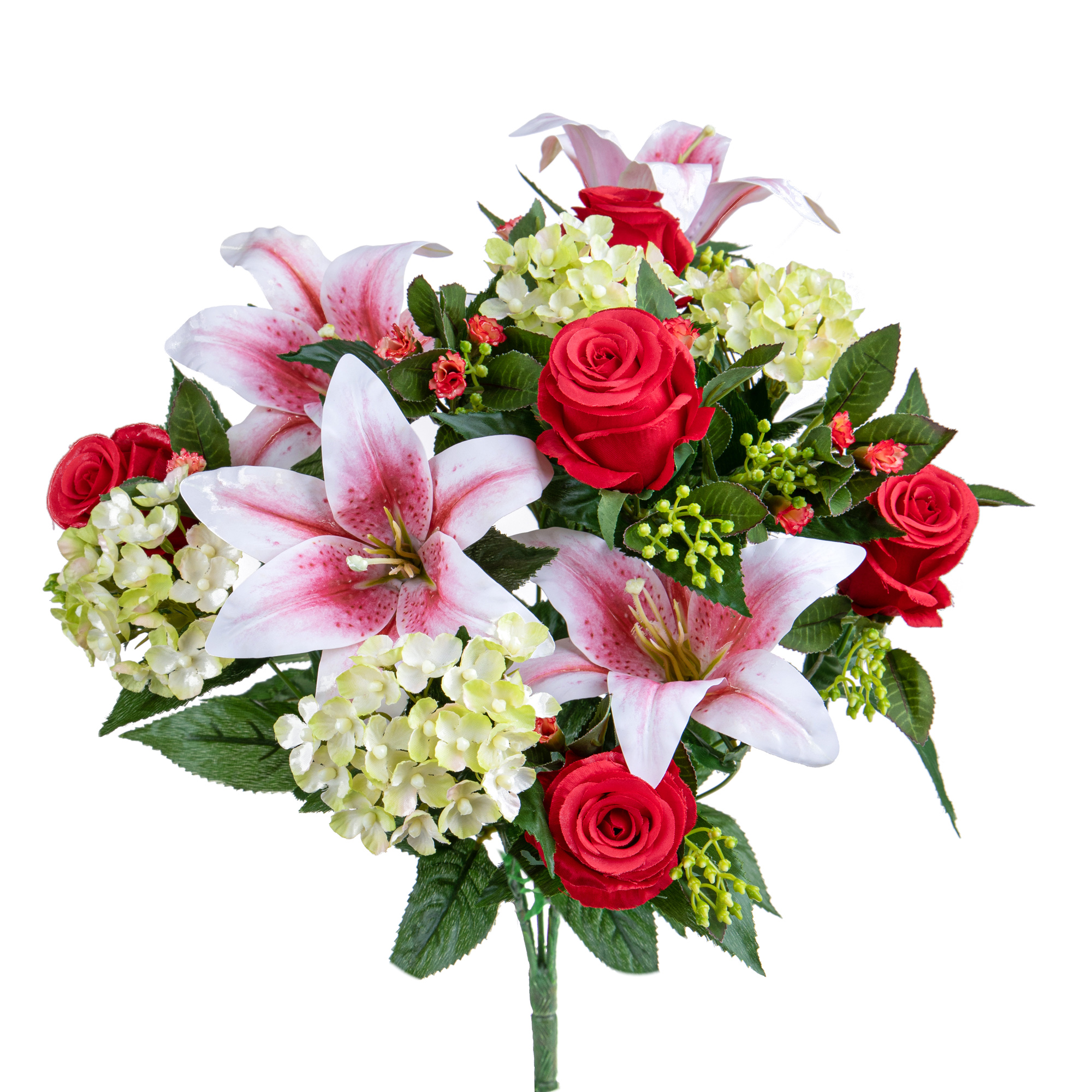 BOUQUET LILIUM/ACHILLEA 50 CM