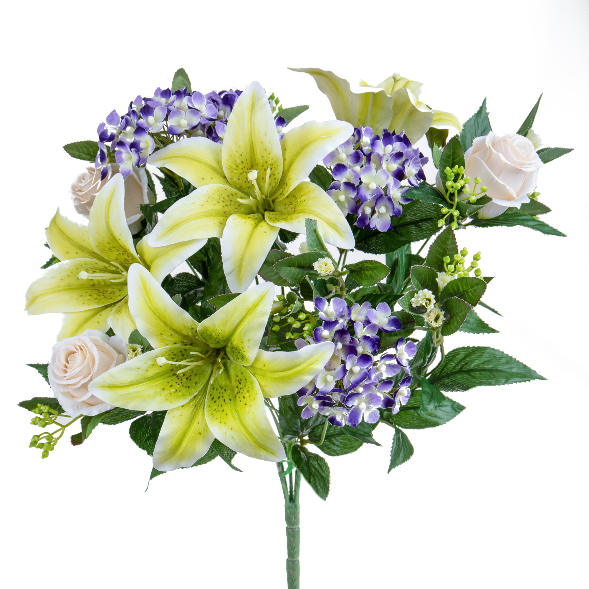 BOUQUET LILIUM/ACHILLEA 50 CM