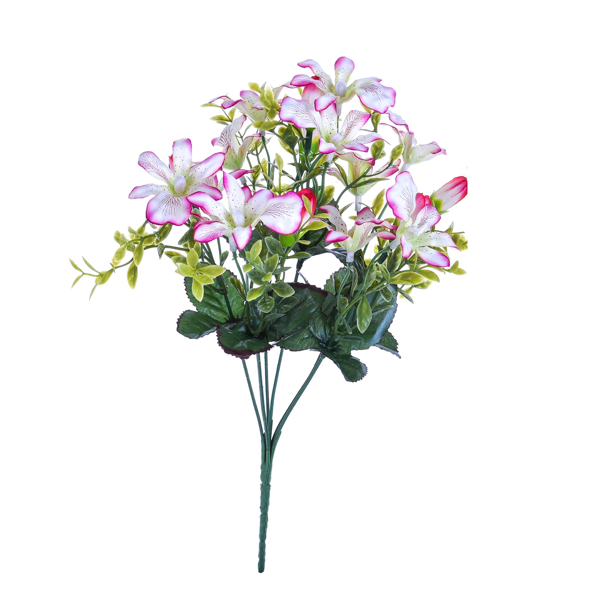 ARTIFICIAL FLOWERS,BOUQUET MINI ORCHIDEE 30 CM**SC