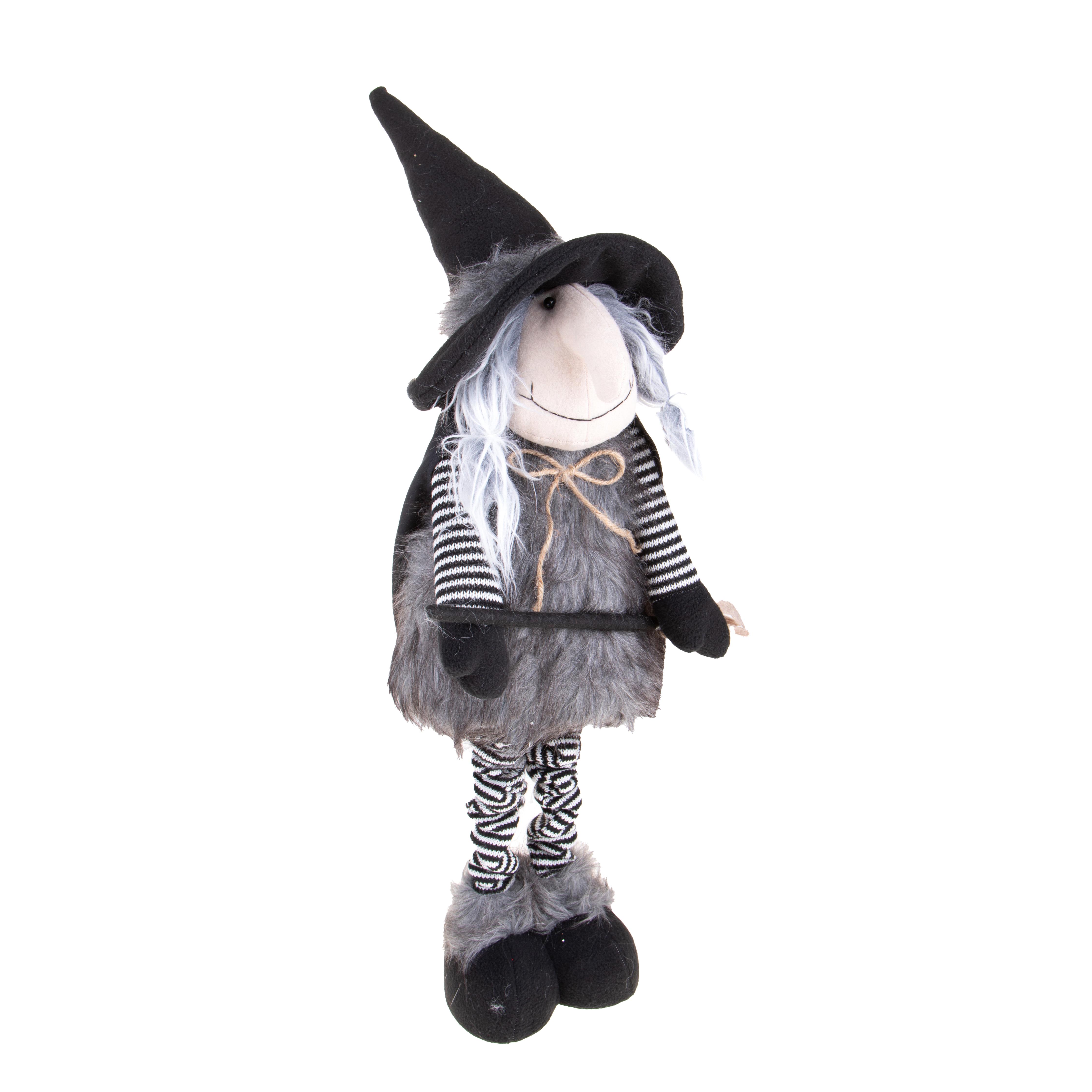 HALLOWEEN AND WITCHES, WITCES DOLLS, BEFANA 90 CM IN PIEDI