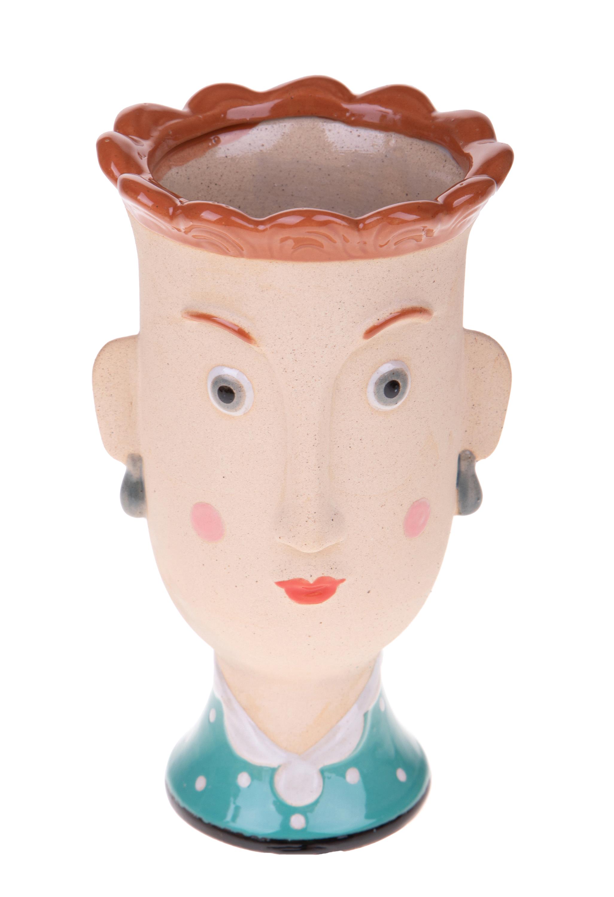 VASO TESTA DONNA D.12XH.22 CM