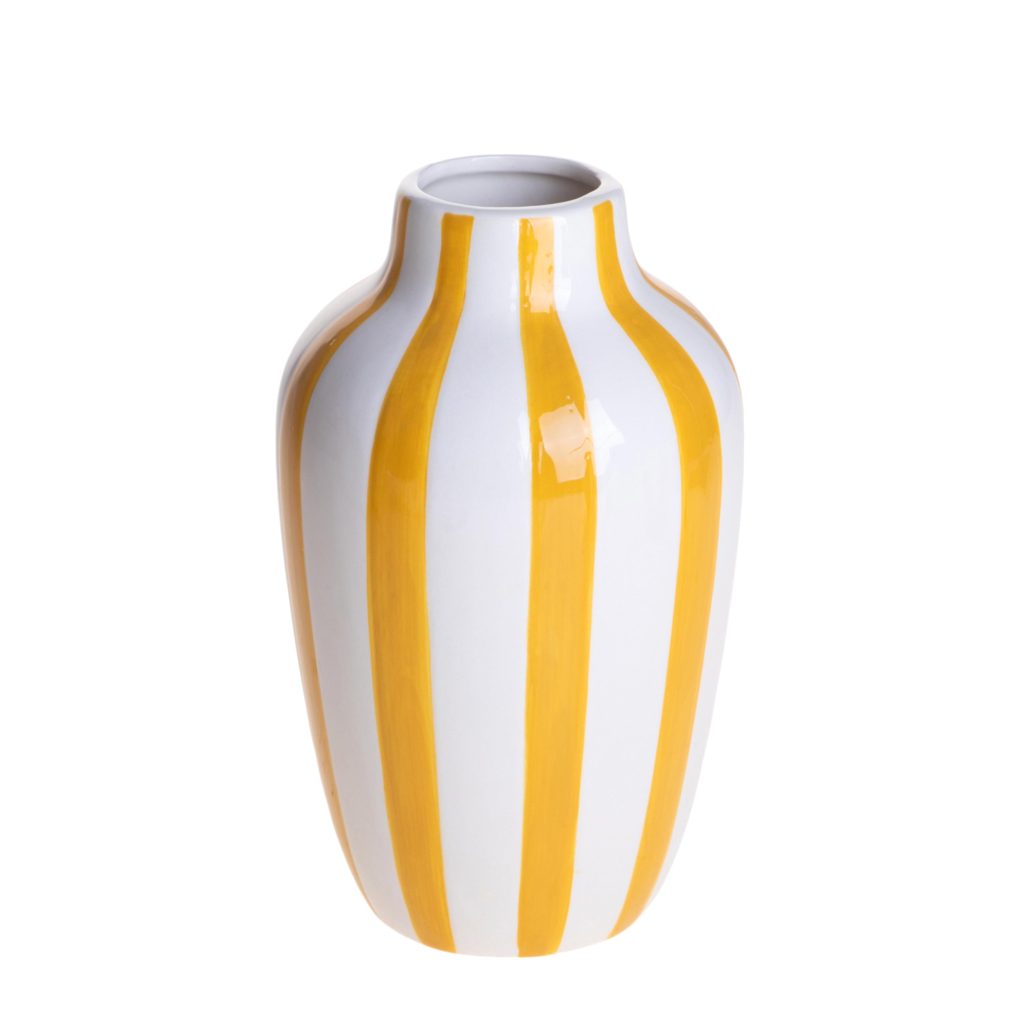VASO 12,5XH.21 CM C/RIGHE