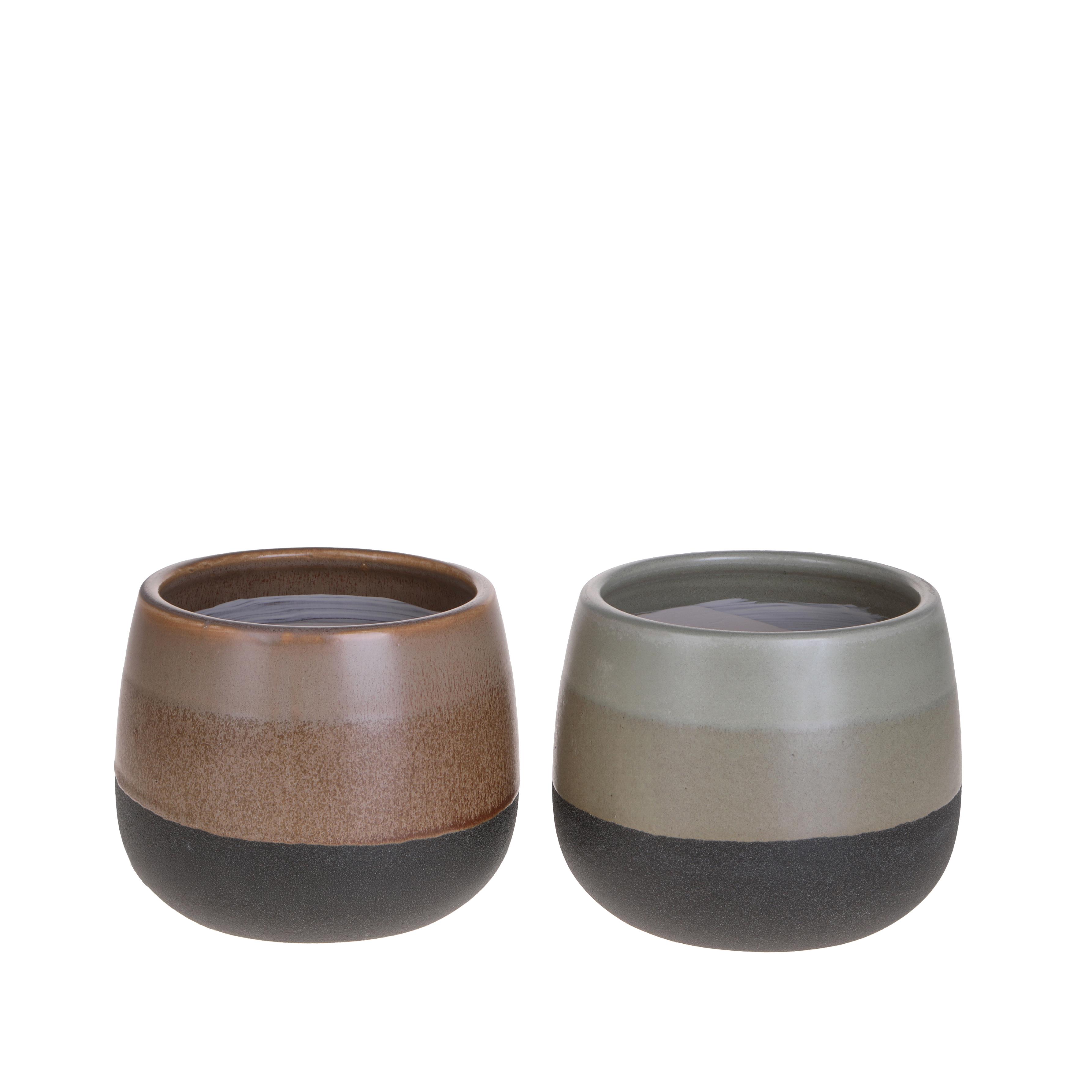 SET/2 CACHEPOT D.15XH.13 CM
