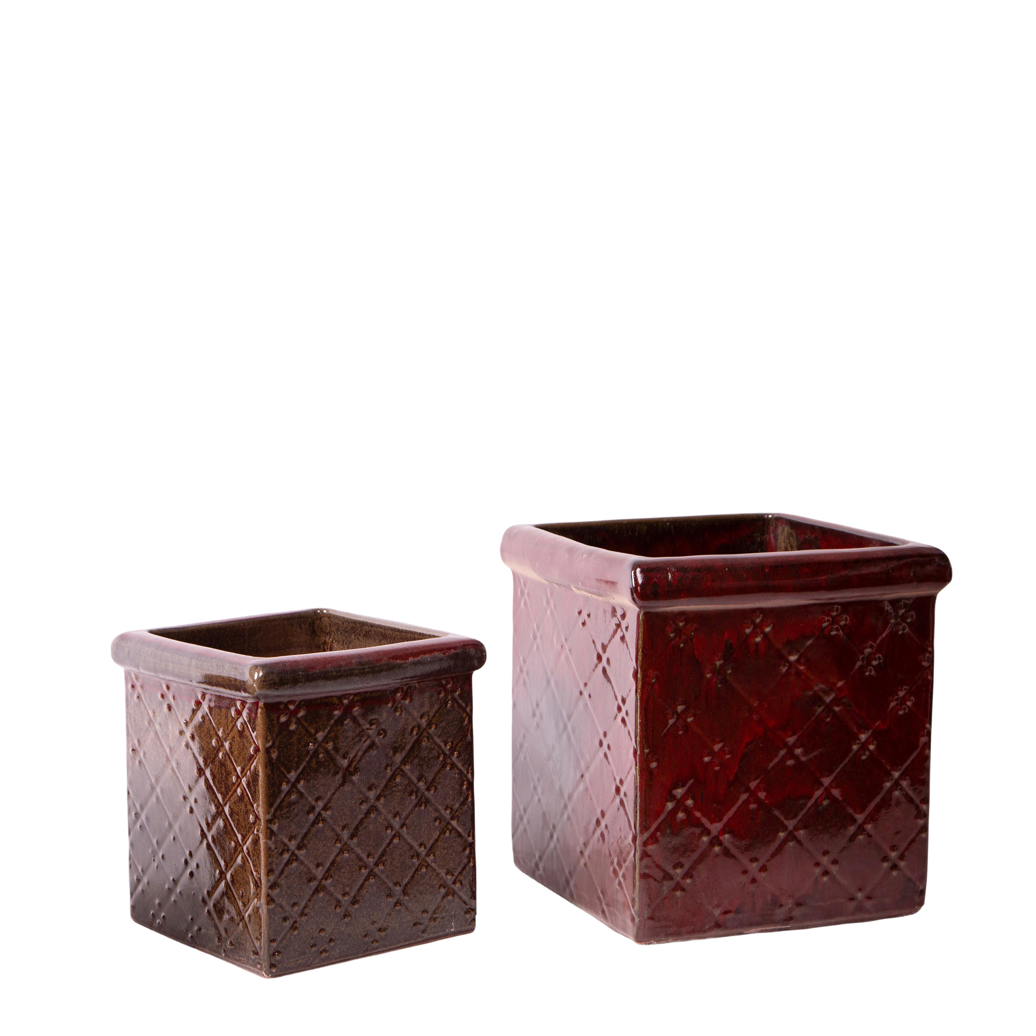 SET/2 VASI CUBI 28X30 36X40 CM