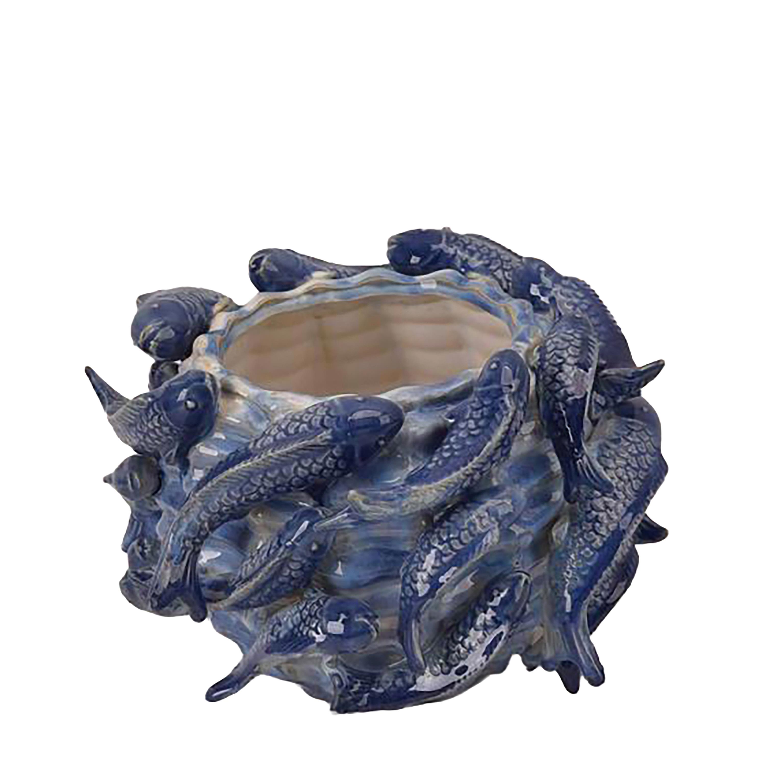 VASO D.27XH.16 CM C/PESCI KOI