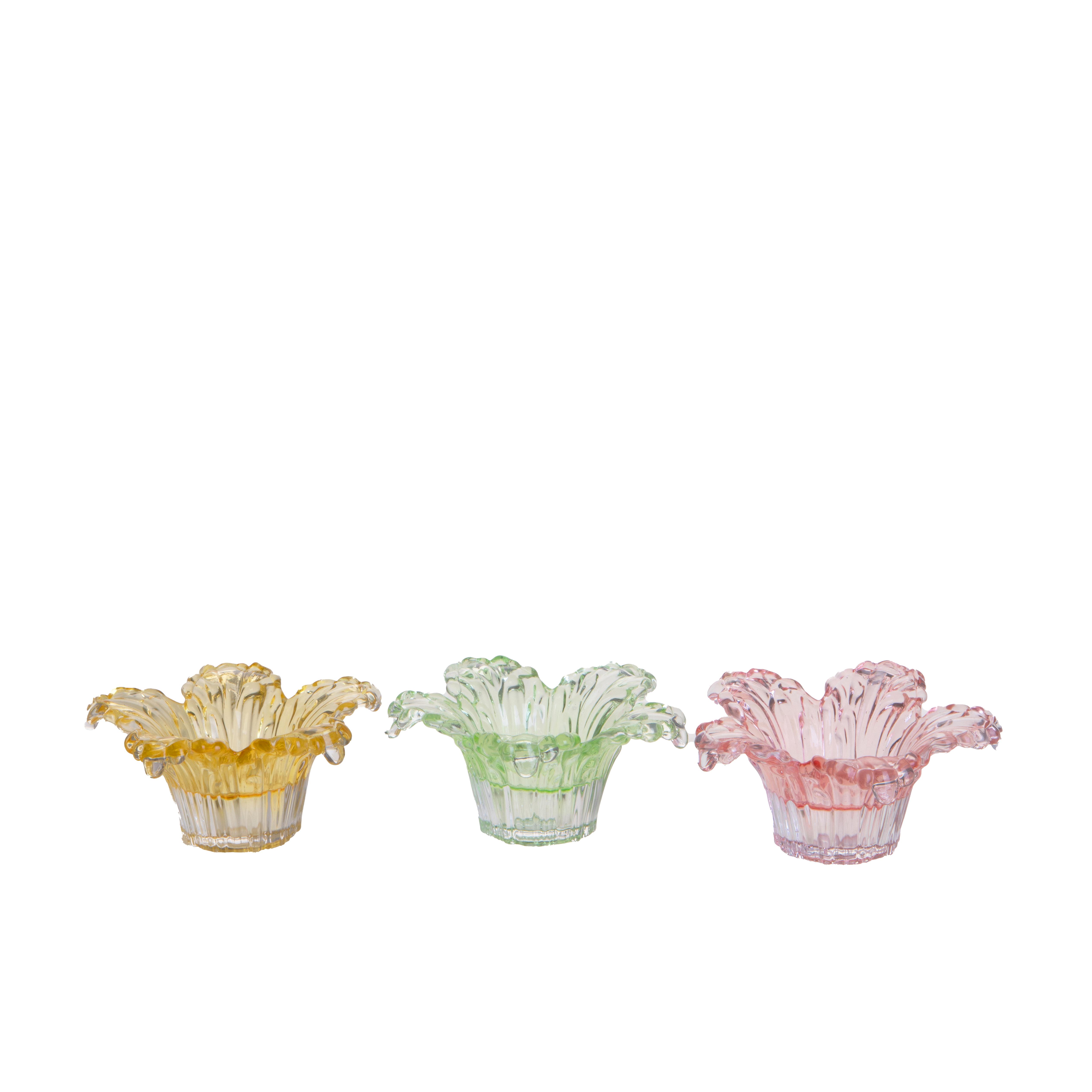P/TEALIGHT FIORE 12,5XH6 CM