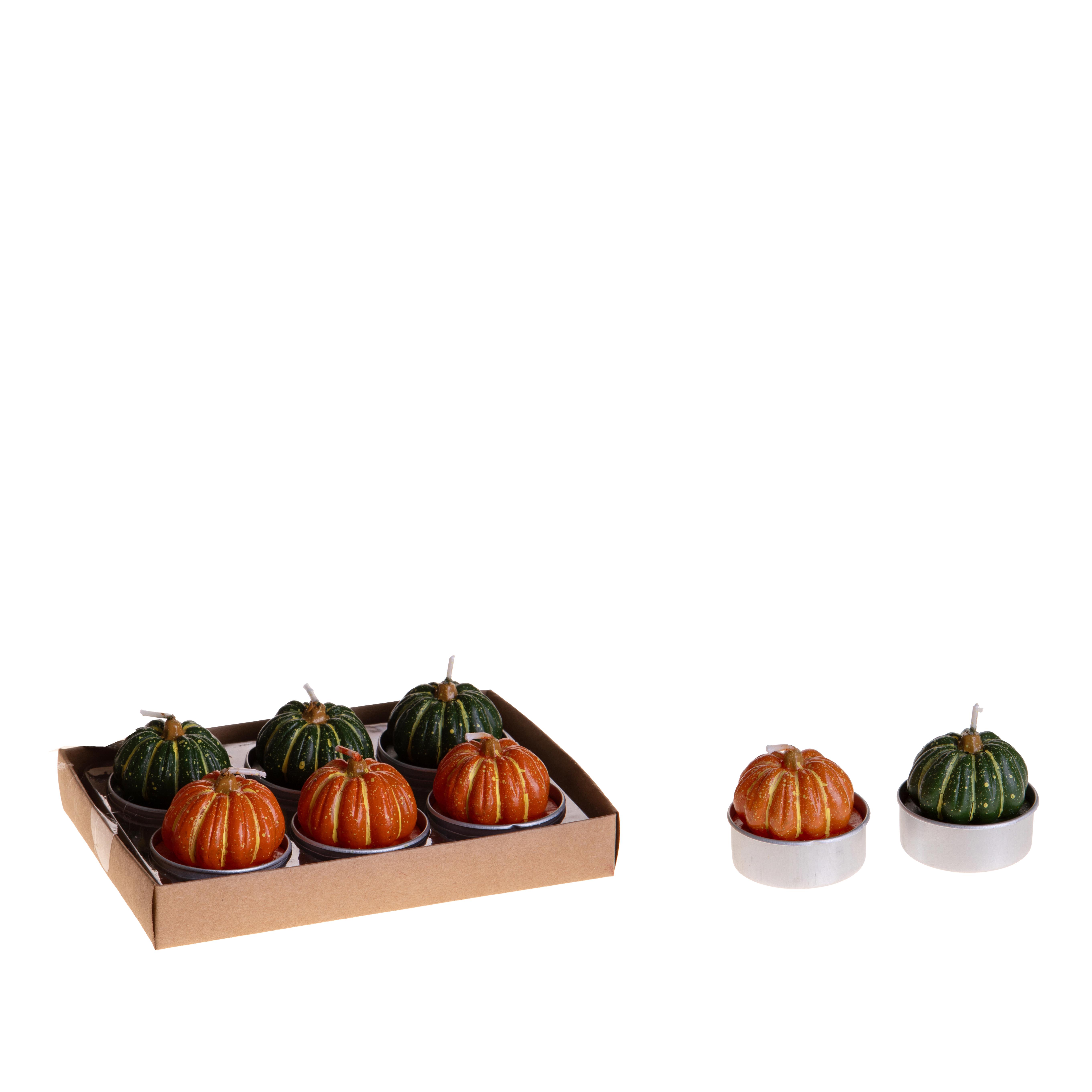 TEALIGHT ZUCCA 6 PZ H.5 CM