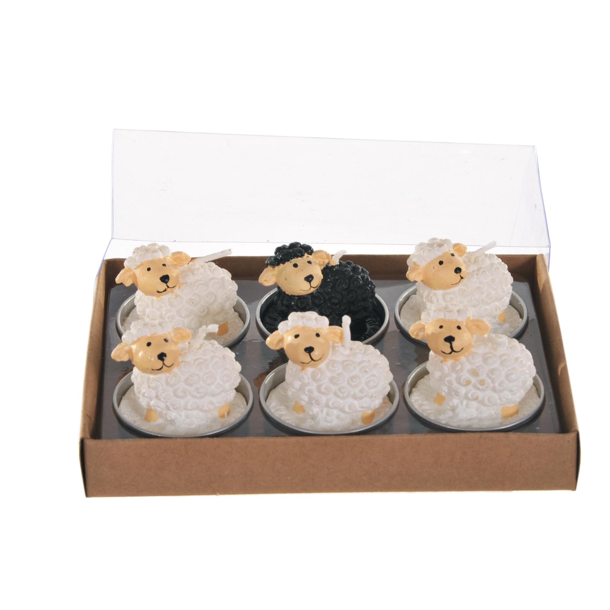 TEA LIGHT PECORE 6 PZ 4,5HX4 CM