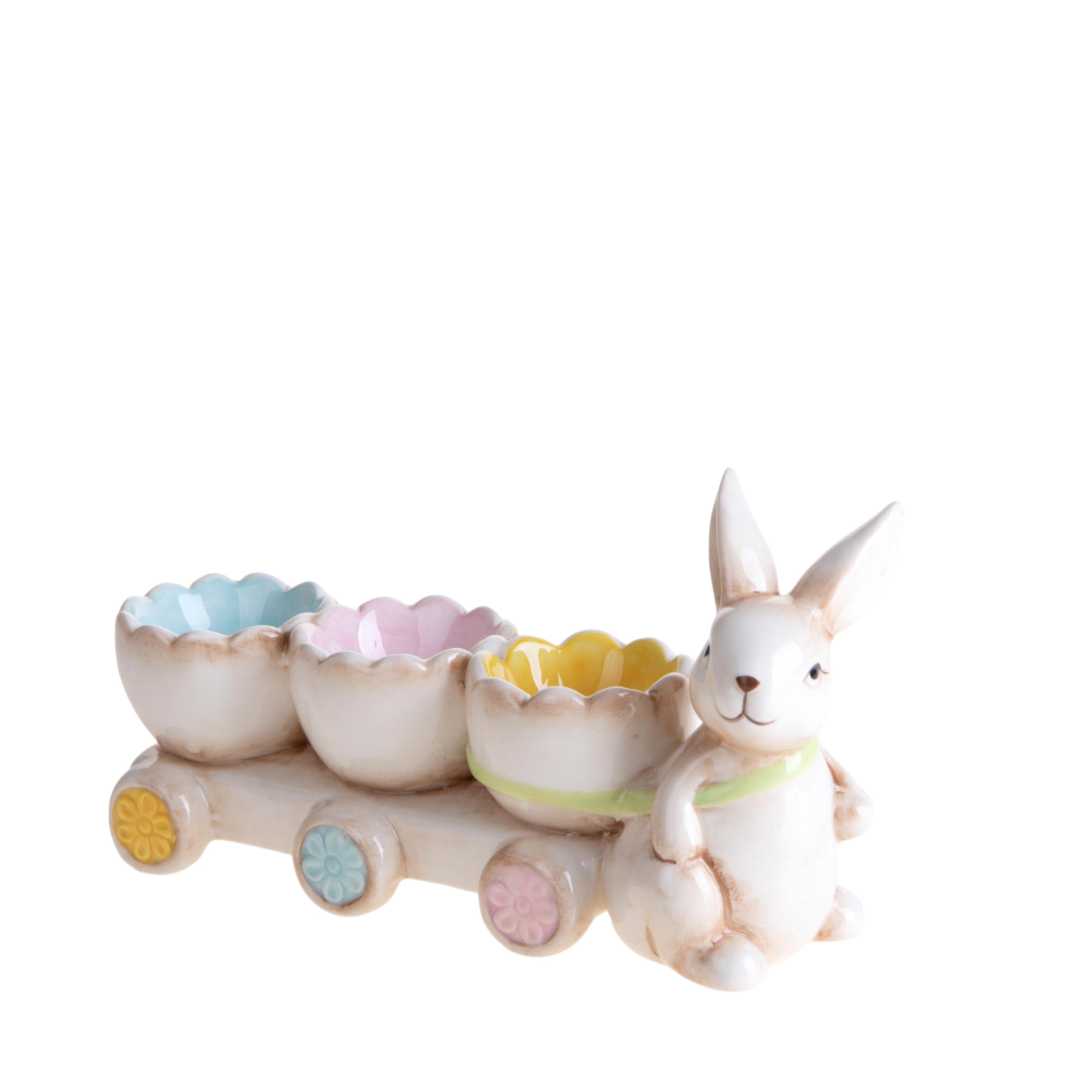 P/UOVA X 3 23XH.12,5 CM C/TRENINO RABBIT