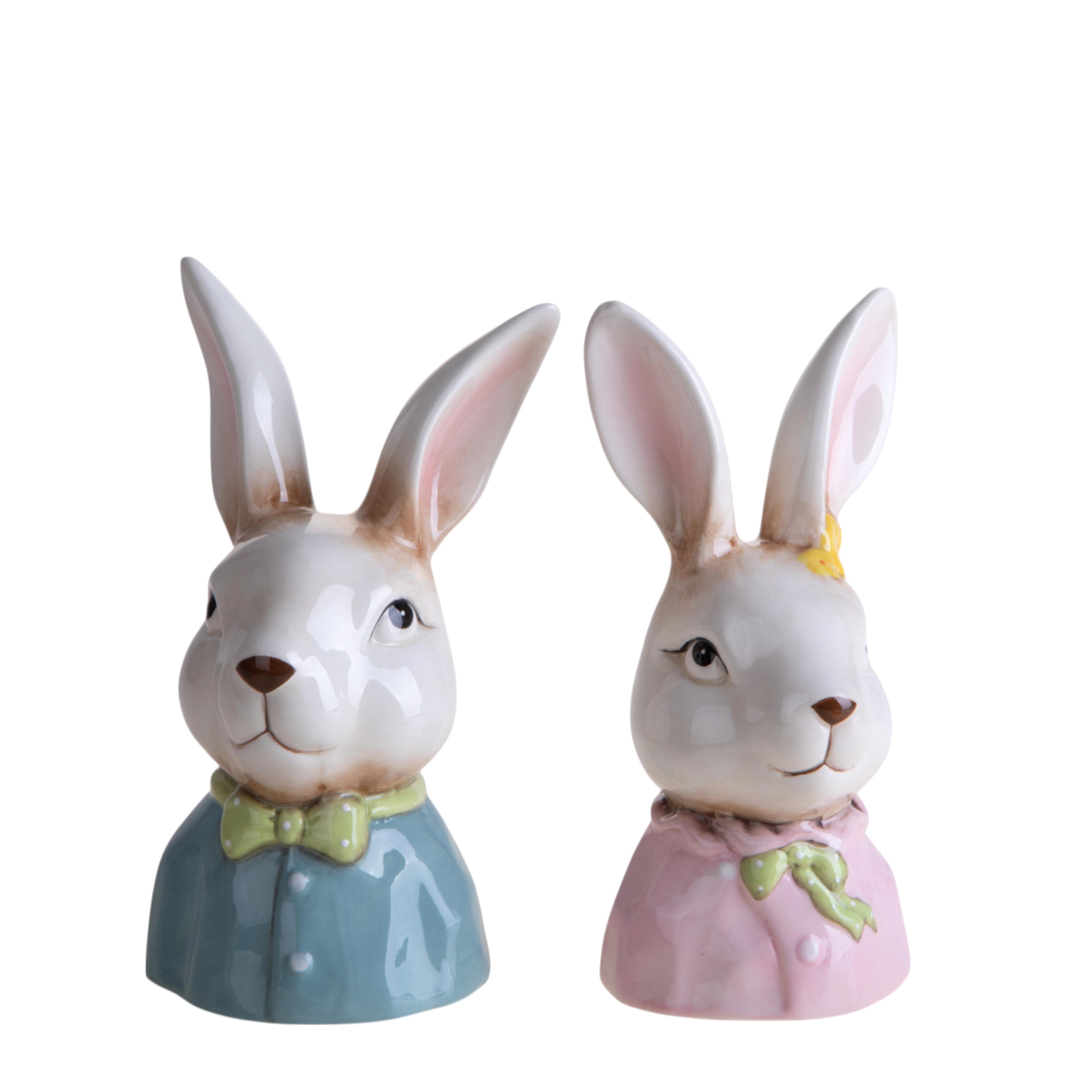 SET/2 CONIGLI 11,5XH.20,5 CM