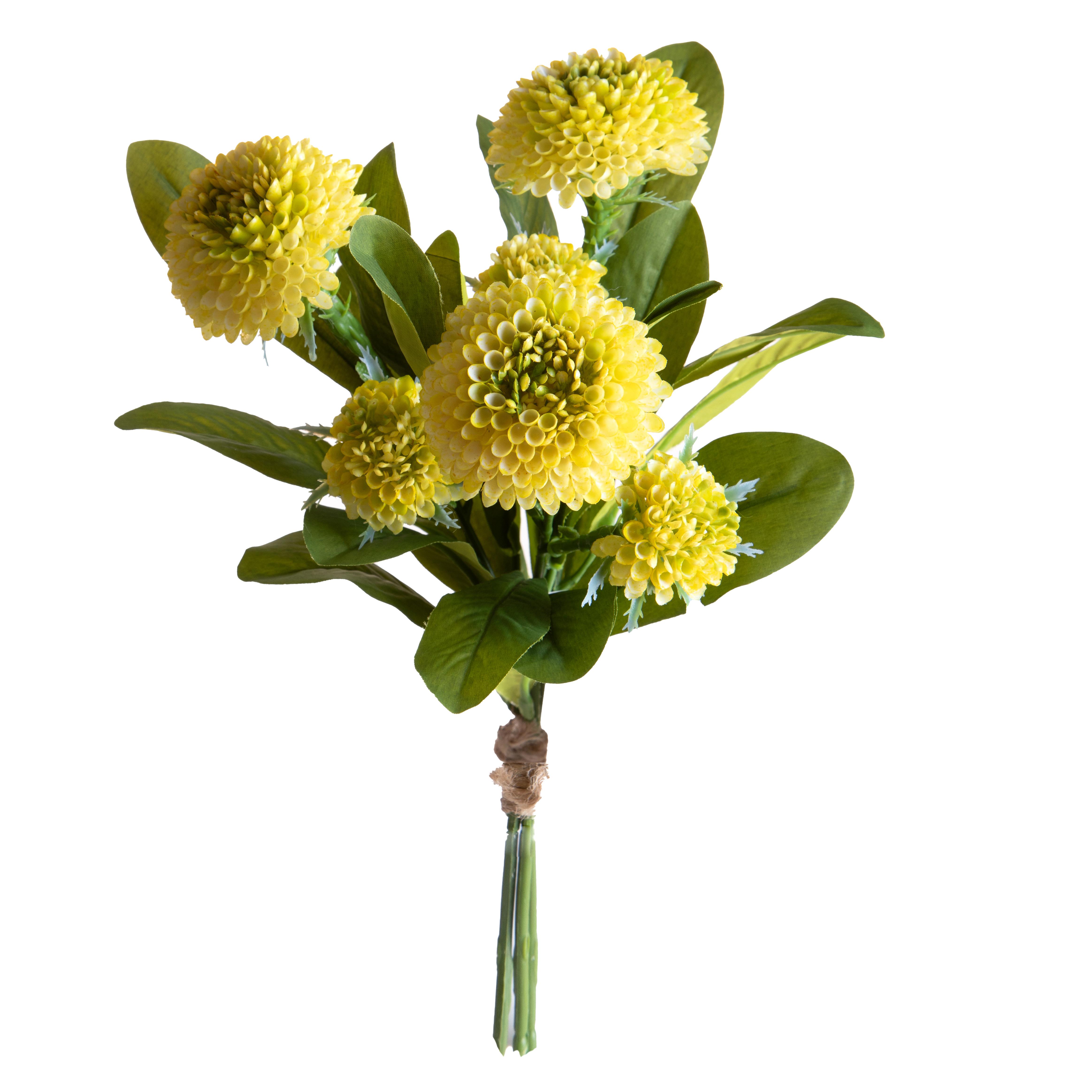 BOUQUET PONPON DALIA H.46 CM 6FIO/21FGL