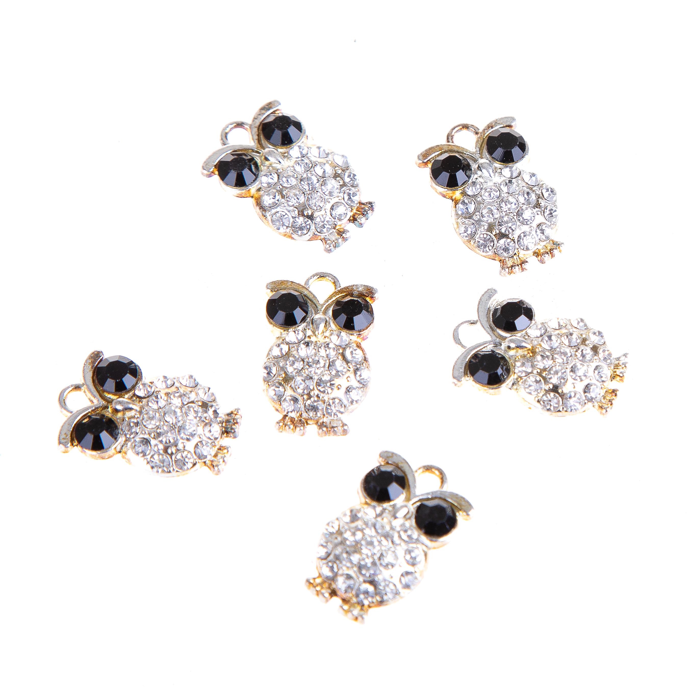 CIVETTE 6 PZ STRASS 18 MM***SC