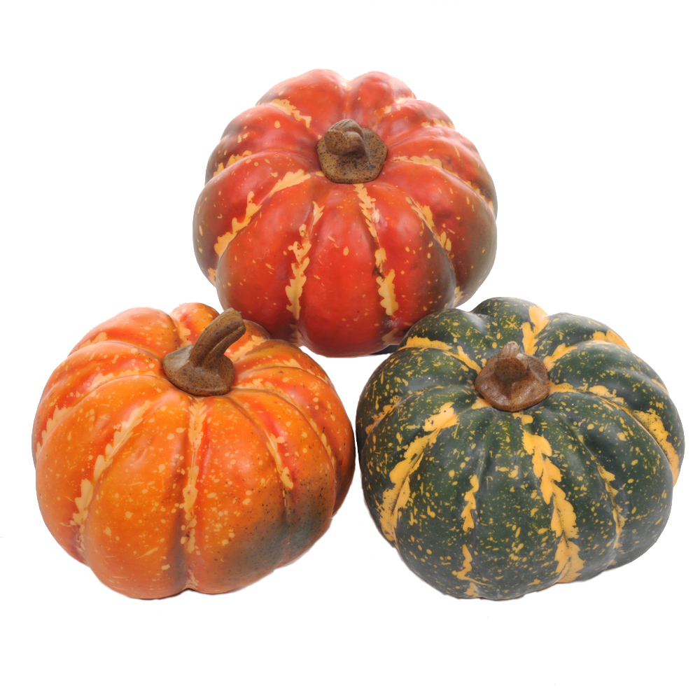 ARTIFICIAL FLOWERS, FRUITS AND VEGETABLES, ZUCCA 15 CM