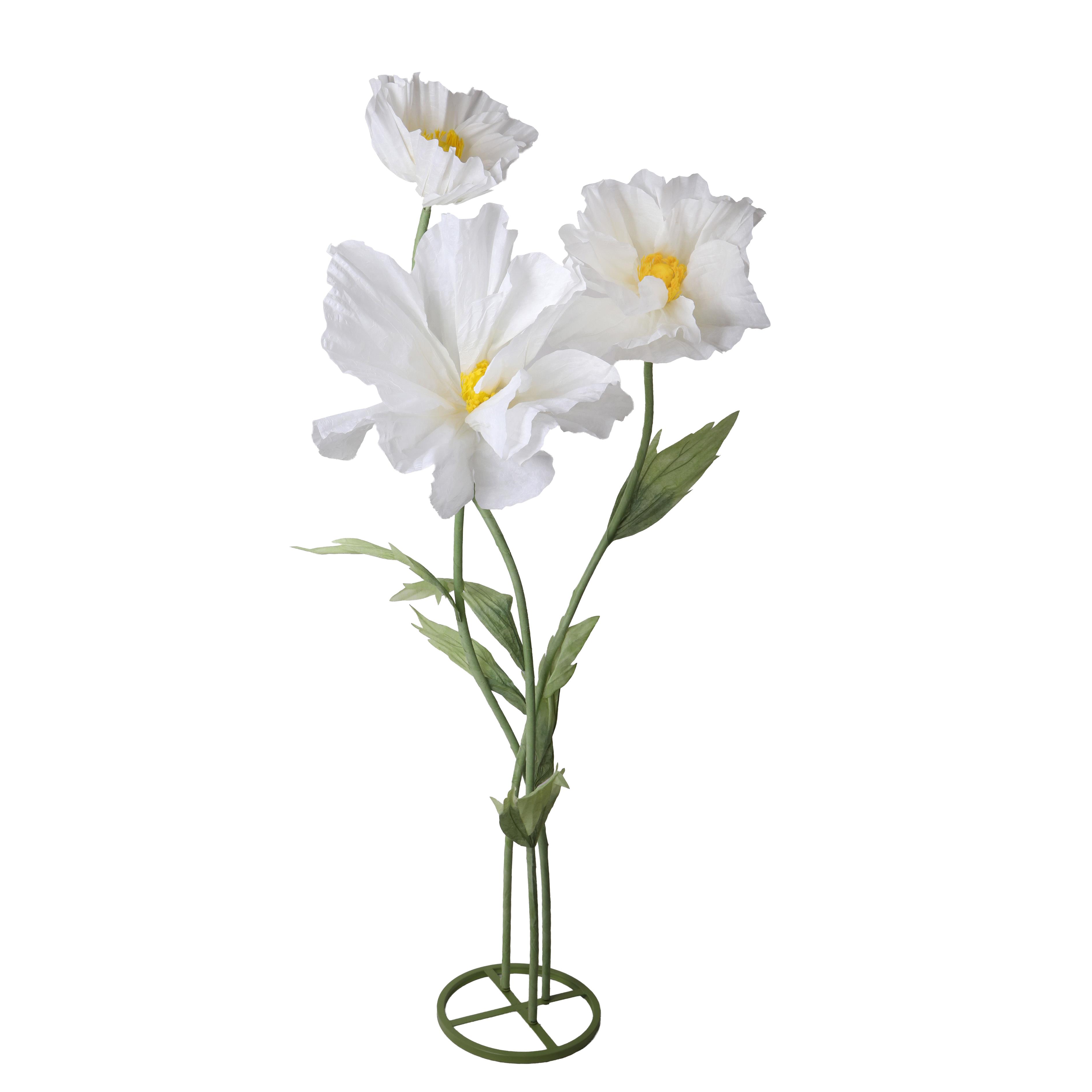 PAPAVERO 3 FIORI 185 CM