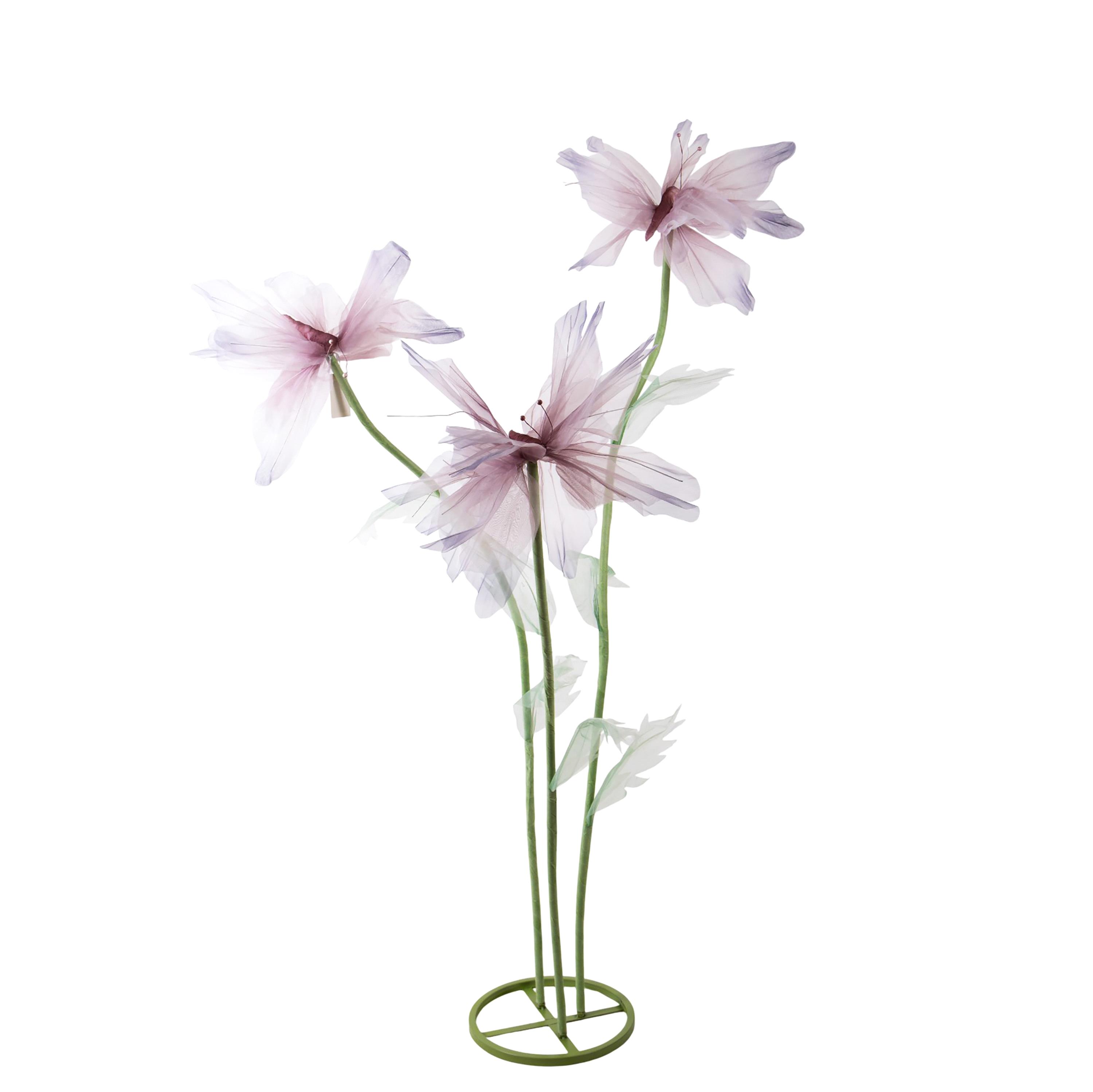 Kunstblumen, SCHAUM- UND PAPIERBLUMEN, FIORE 3 FARFALLE 180 CM