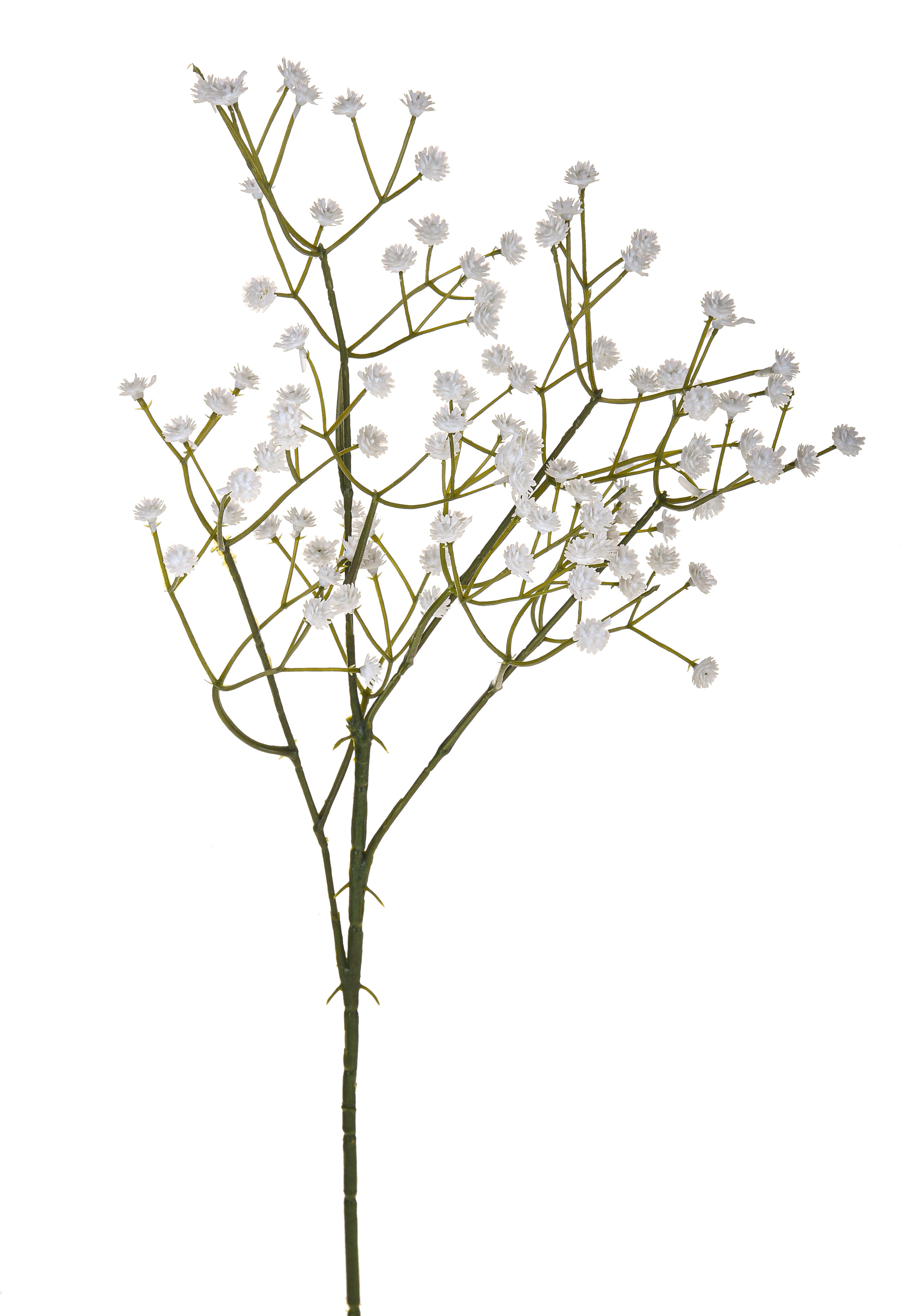FIORI ARTIFICIALI, GYPSOPHILA, FORSYTHIA rami con fiori piccoli, GYPSOPHILA 59 CM