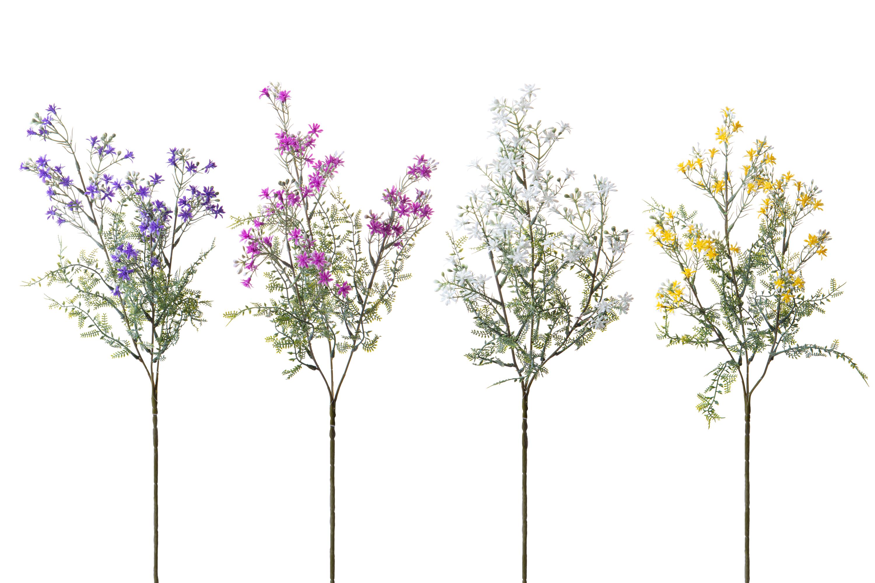 Kunstblumen, Gypsophila, Forsythien ,Zweige mit kleinen Blüten, MINI GYPSOPHILA RAMO 64 CM