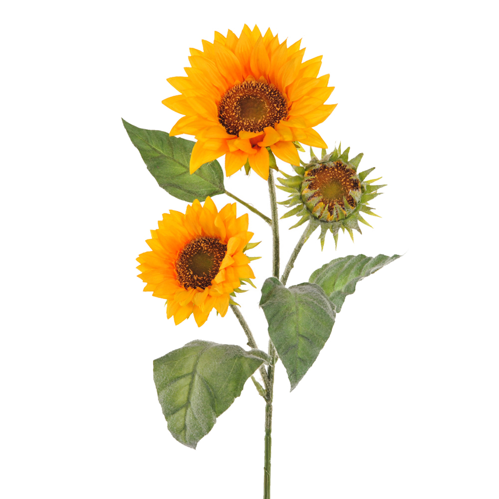 Girasoli Artificiali SZ, 6 Pezzi, Altezza 65 Cm – Finti Perfetti Per Decorazioni Interne