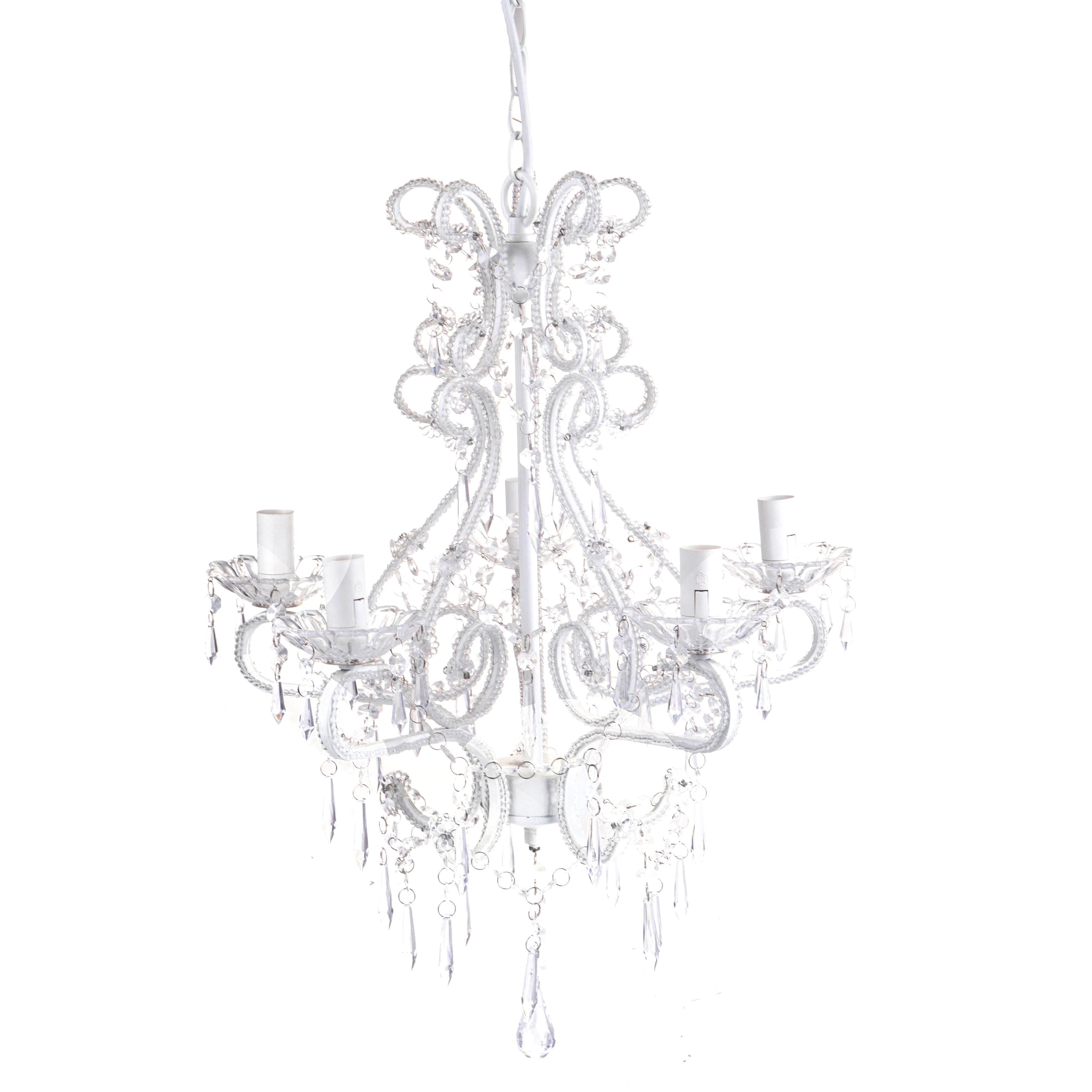 Home decors and accessories, LAMP AND CHANDELIER, LAMPADARIO VETRO A GOCCE 56 CM