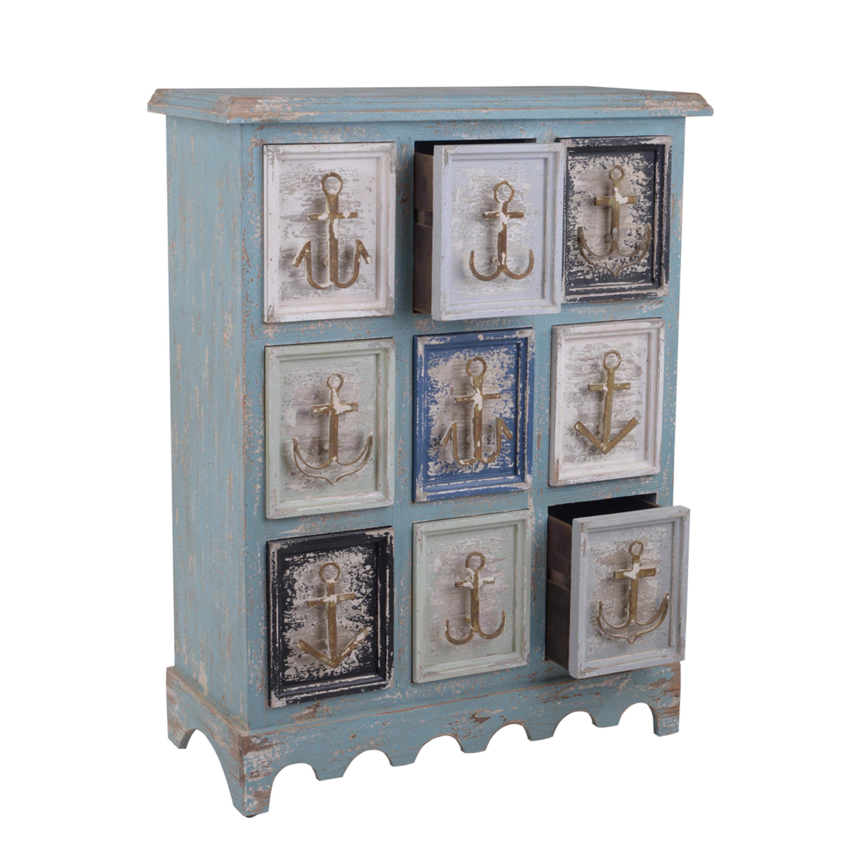 MOBILE 9 CASSETTI C/ANCORE 80XH105CM**S