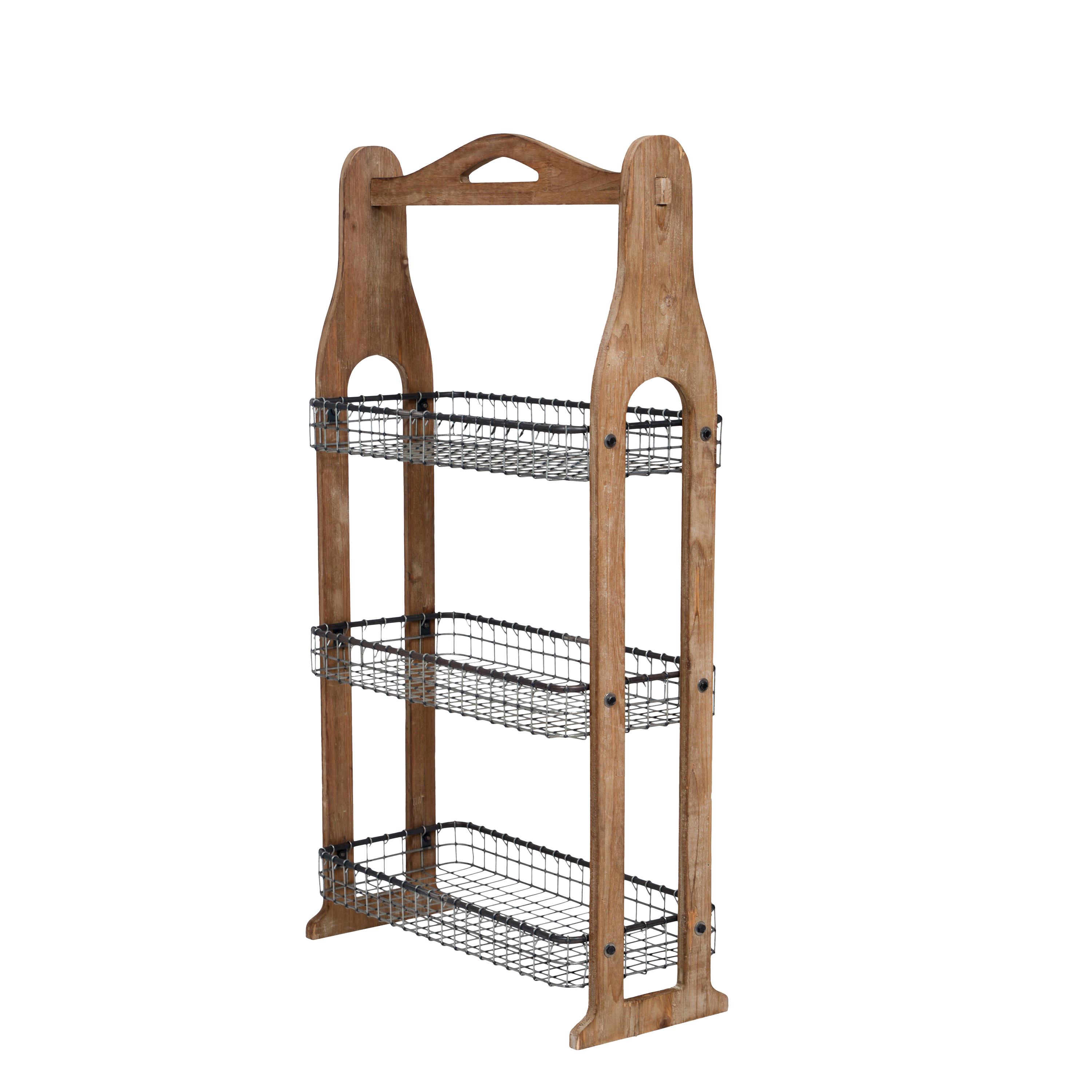 P/OGGETTI C/CESTELLI 61X25XH107 CM**SC