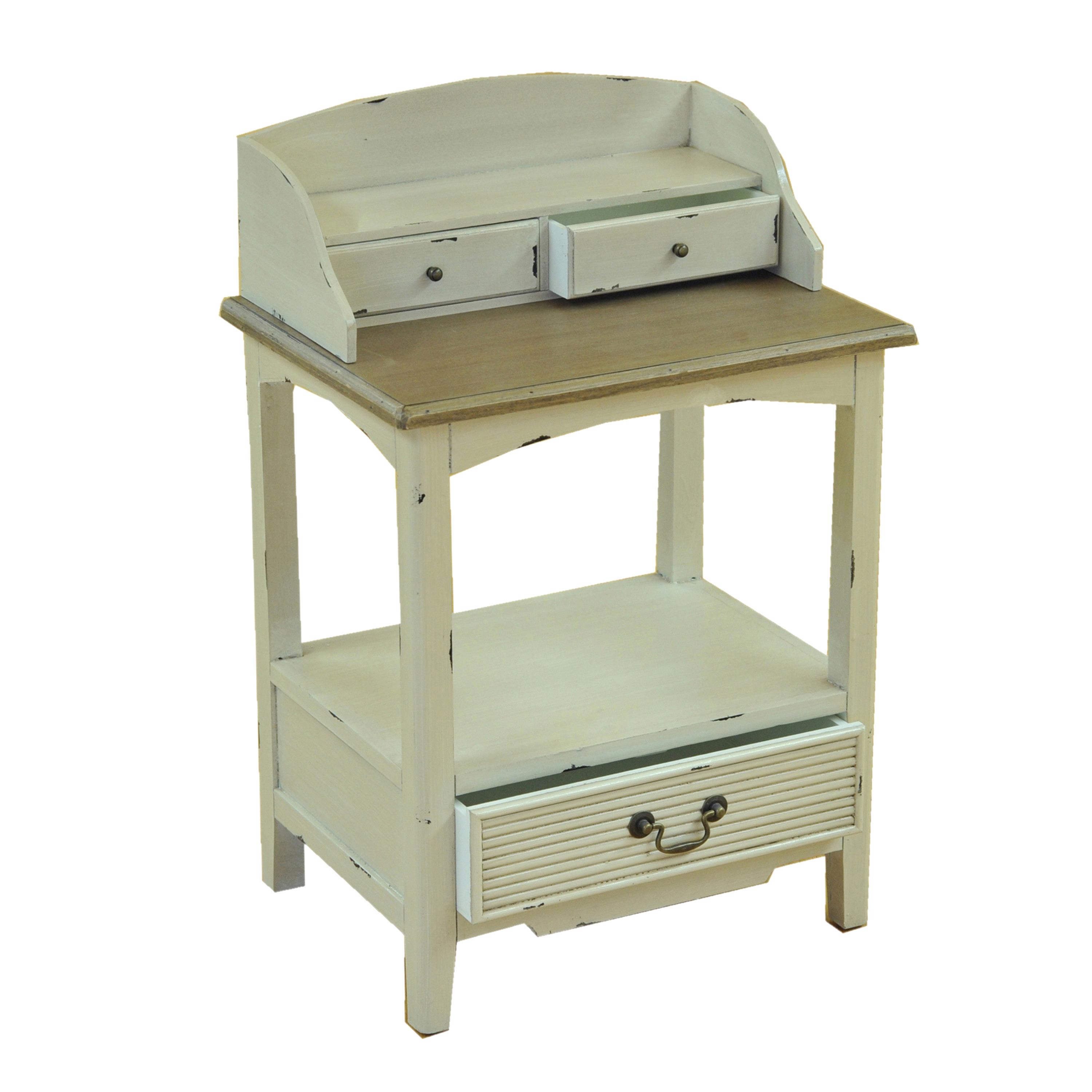 COMODINO C/CASSETTI 52X38XH78 CM**SC