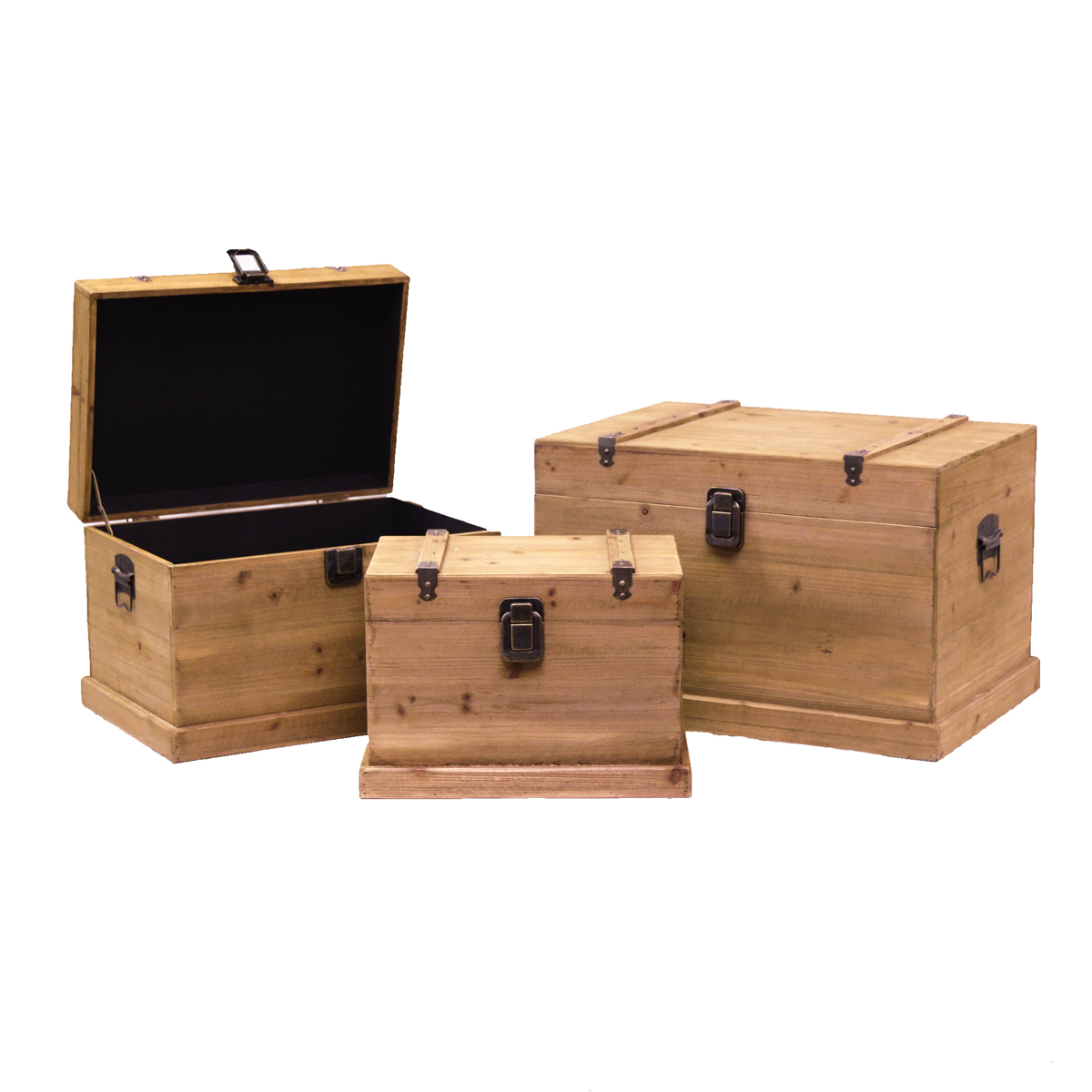 DECORATIONS, BOXES, BAGS AND SHOPPER, SET/3 BAULI 62X45XH.40 CM