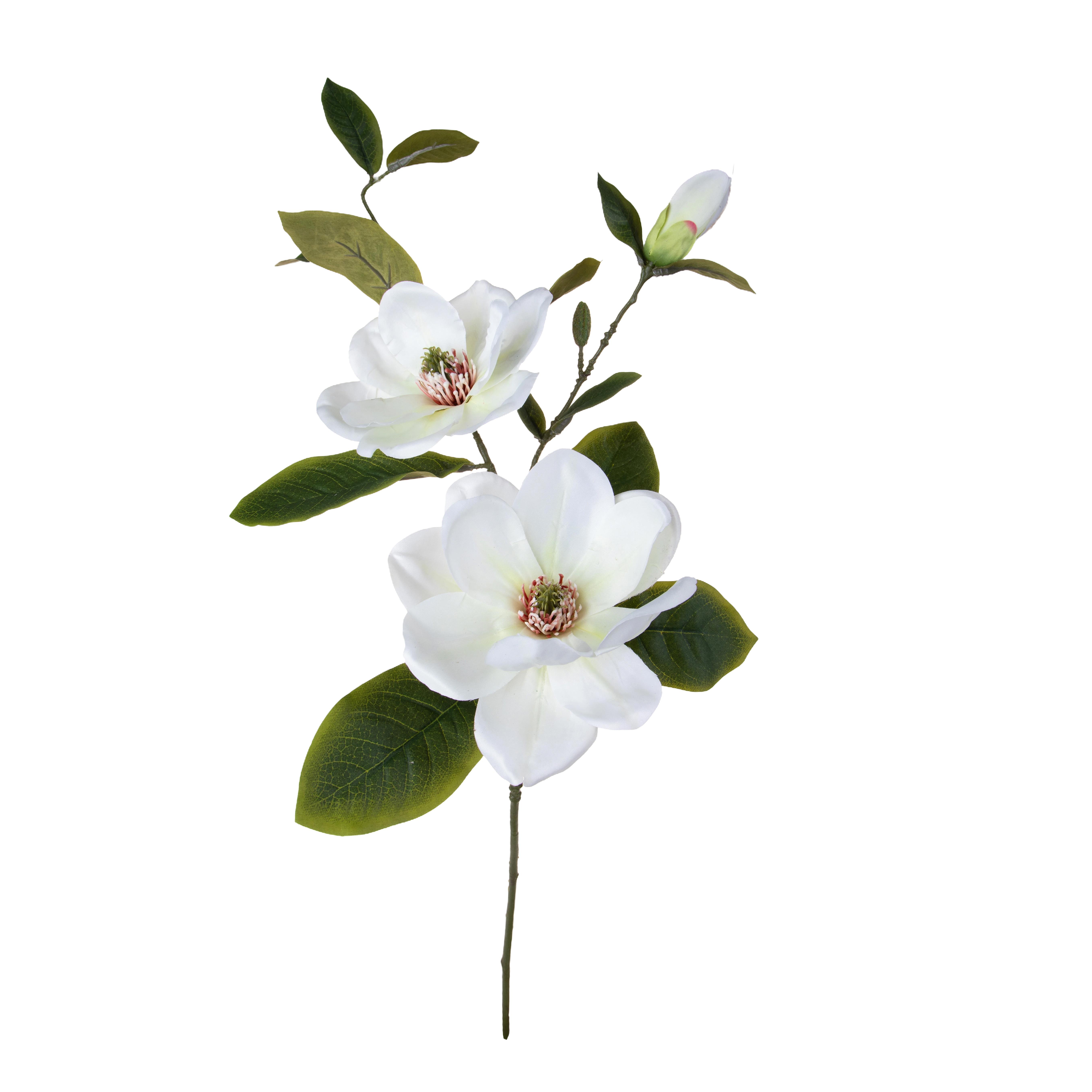 FIORI ARTIFICIALI, MAGNOLIA, MAGNOLIA 84 CM X 3