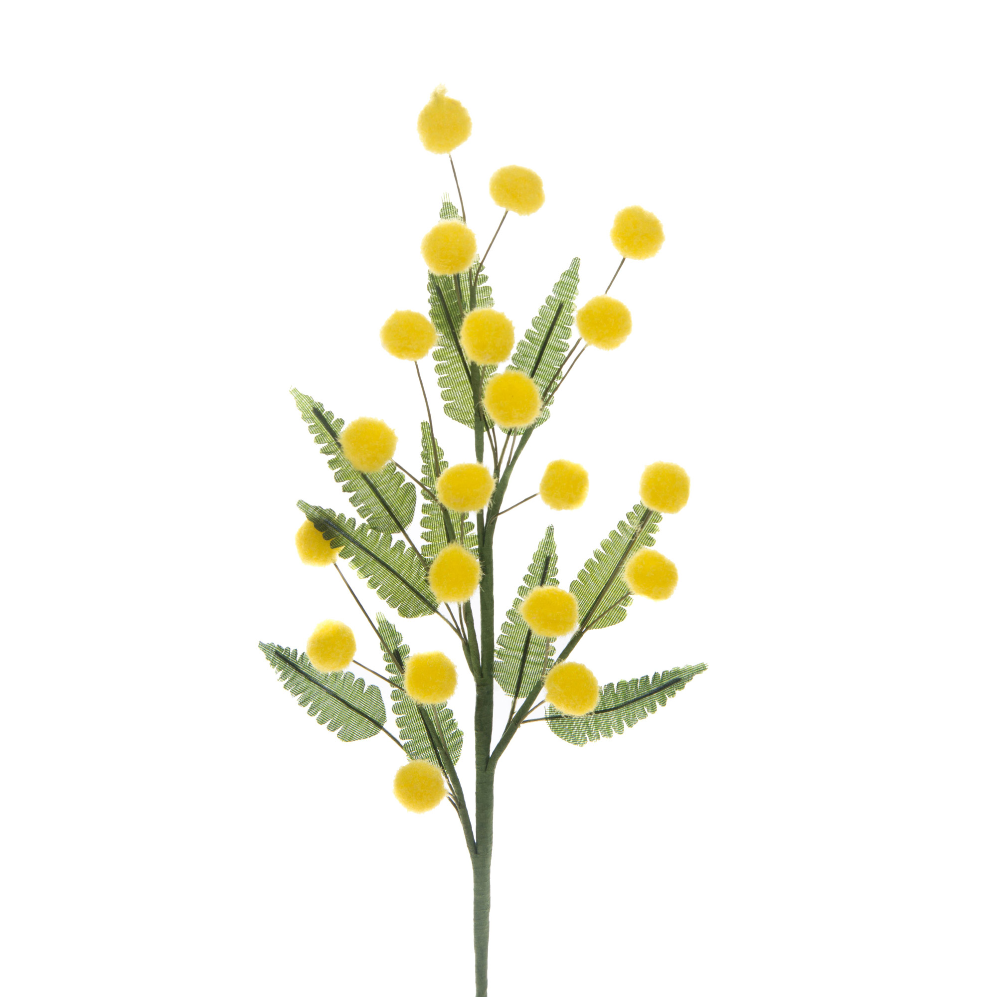 ARTIFICIAL FLOWERS, ACACIA, TRALCETTO MIMOSA 32 CM