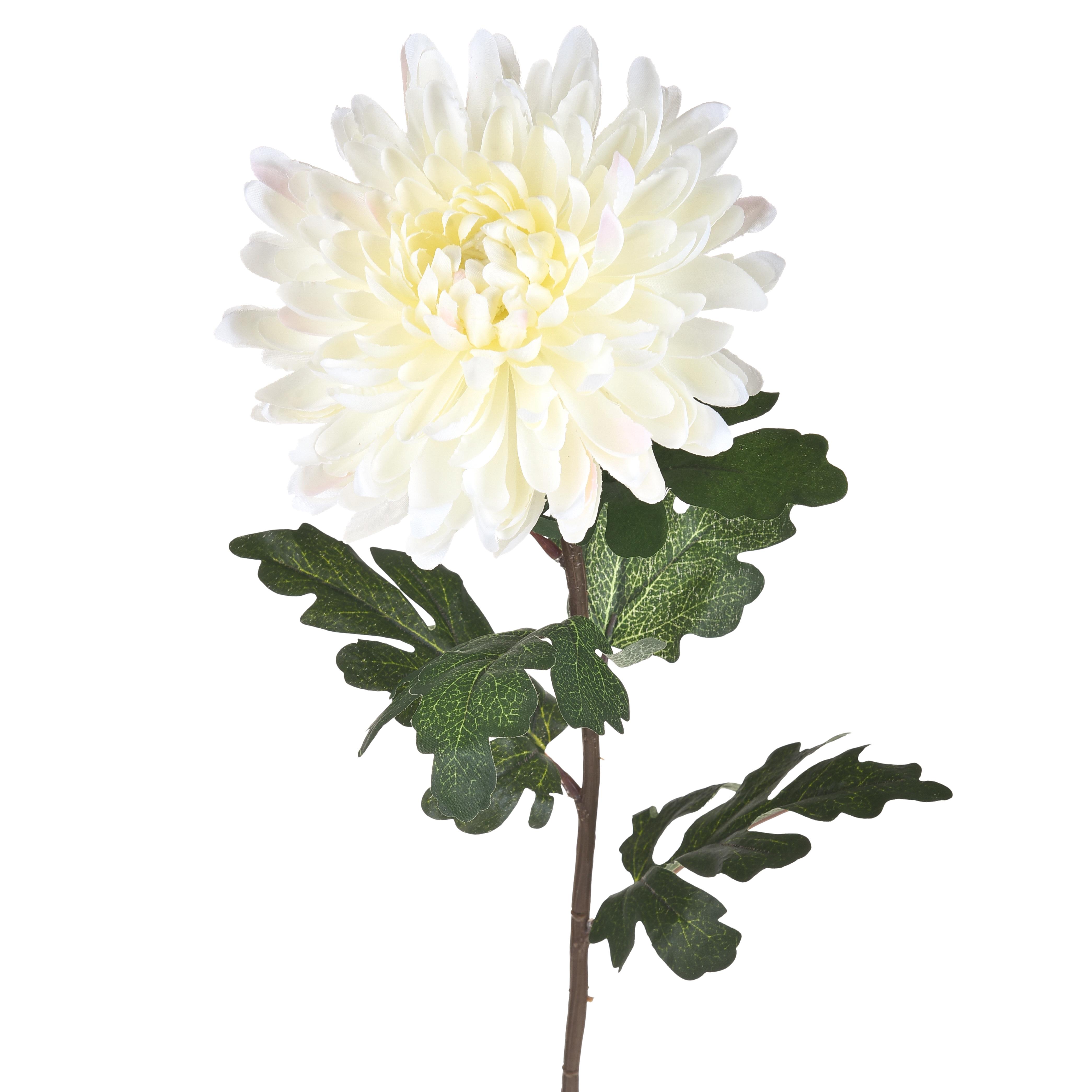 Fleurs artificielles, Chrysanthème, CRISANTEMO SINGOLO 79 CM