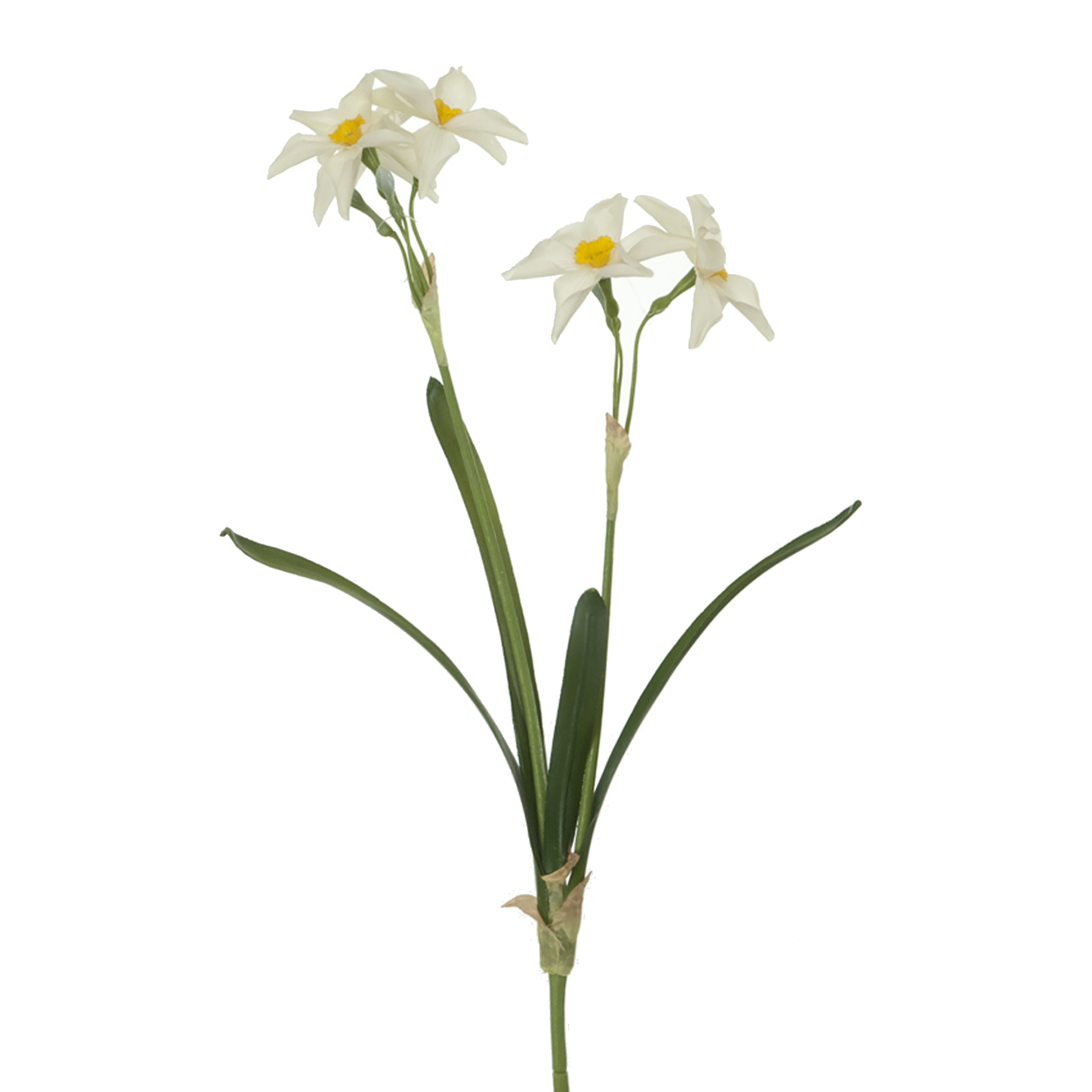 ARTIFICIAL FLOWERS, DAFFODIL, NARCISO X 6 70 CM