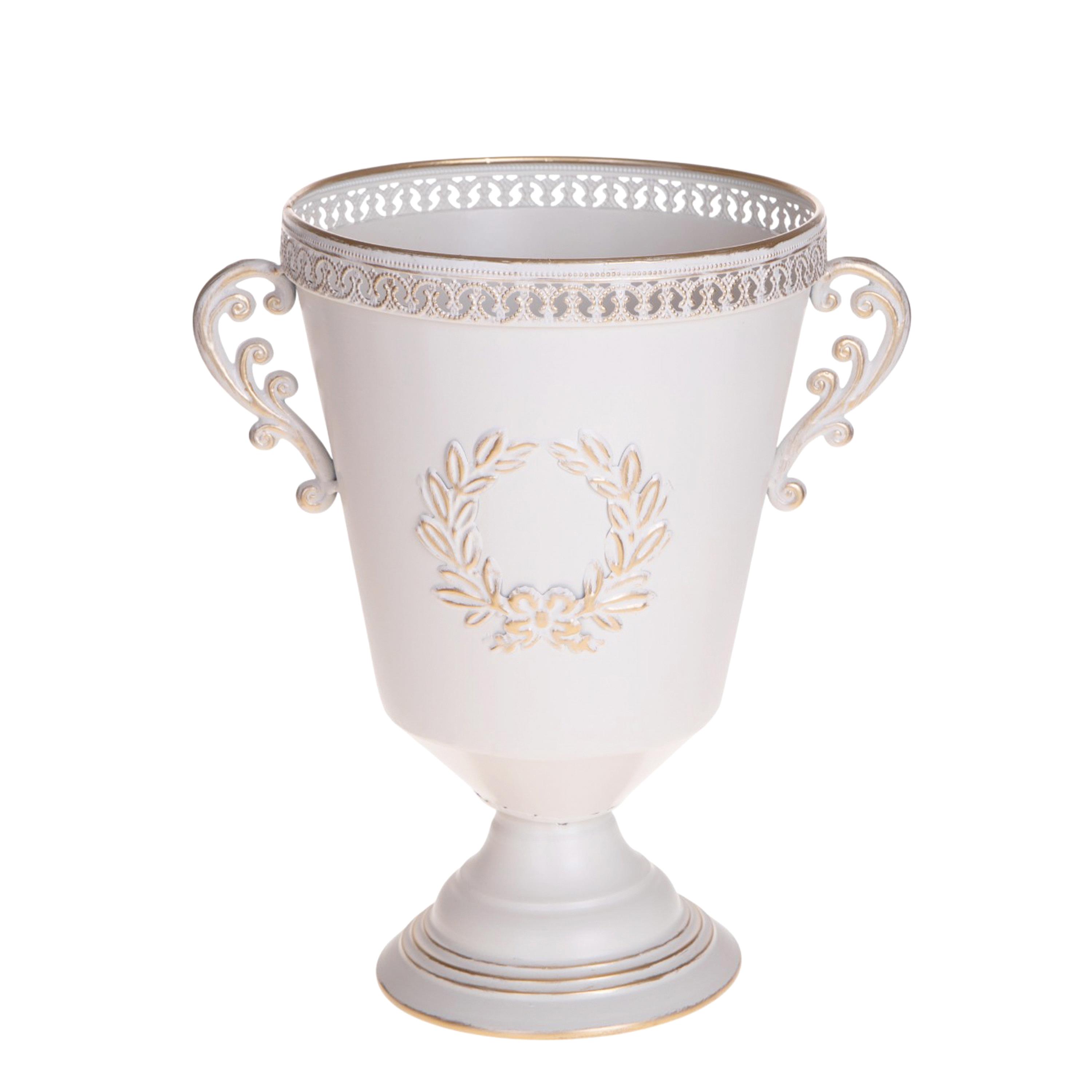 COPPA 33,5 CM C/MANICI METALLO