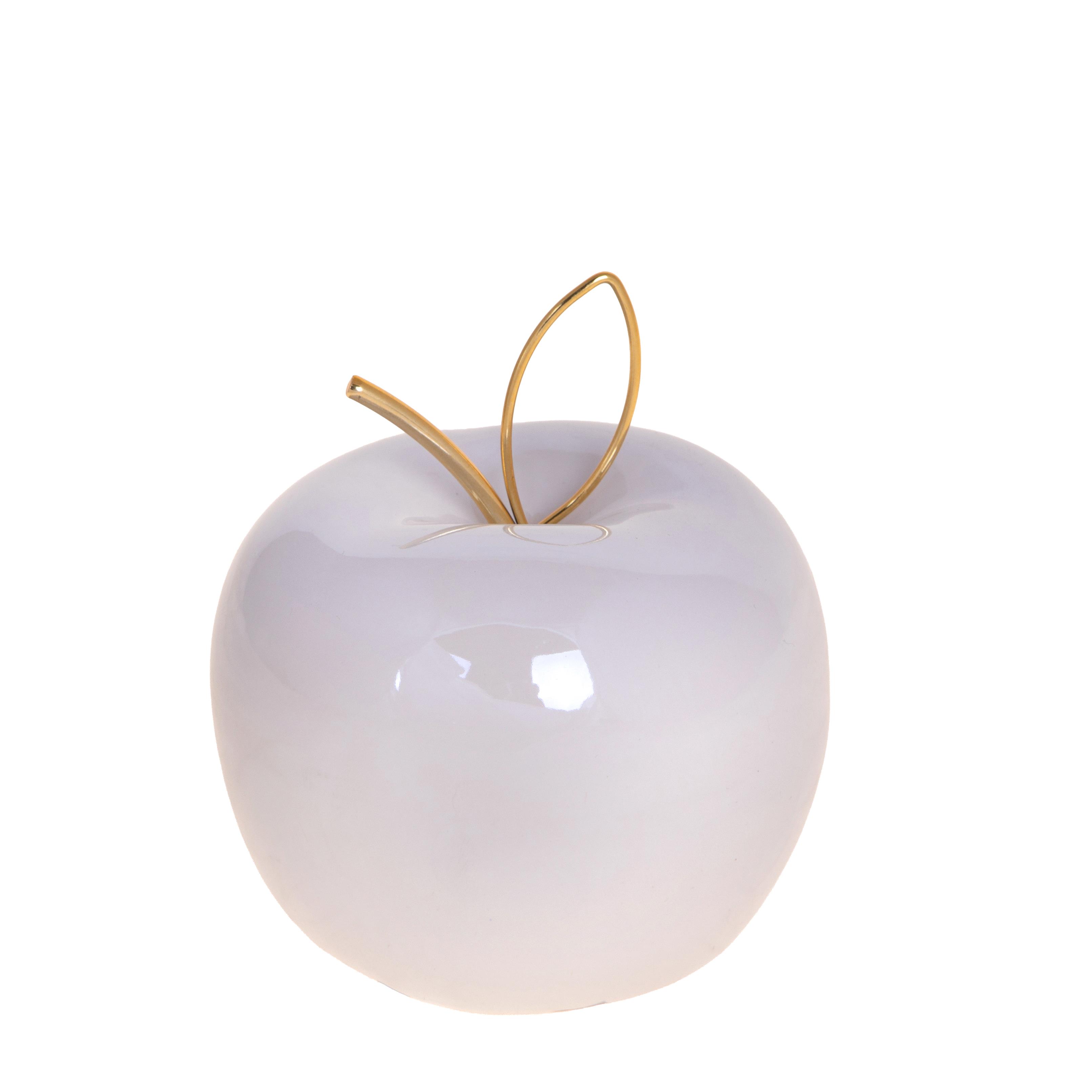 MELA D.10 CM C/FOGLIA ORO