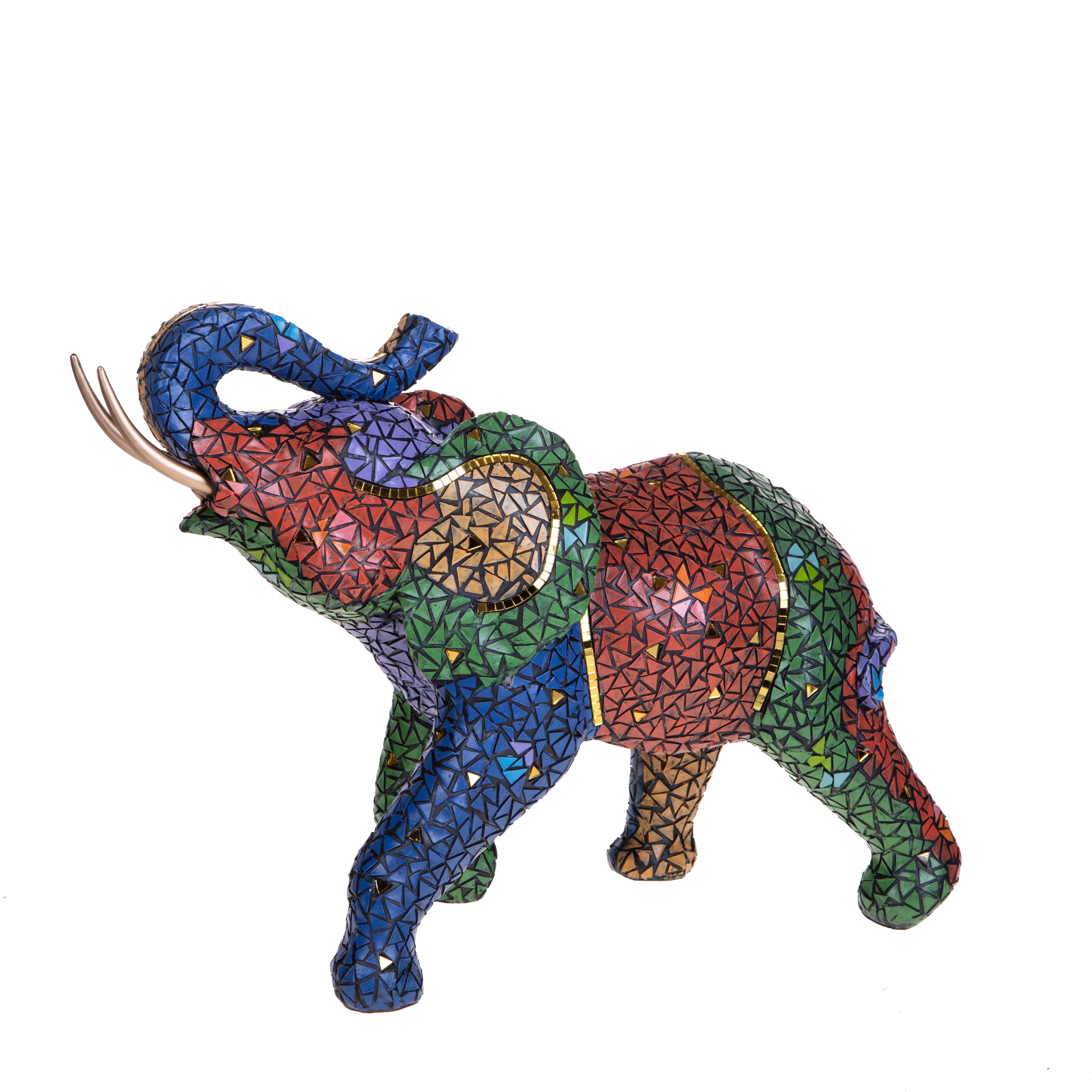 ELEFANTE 45XH33 CM MOSAICO