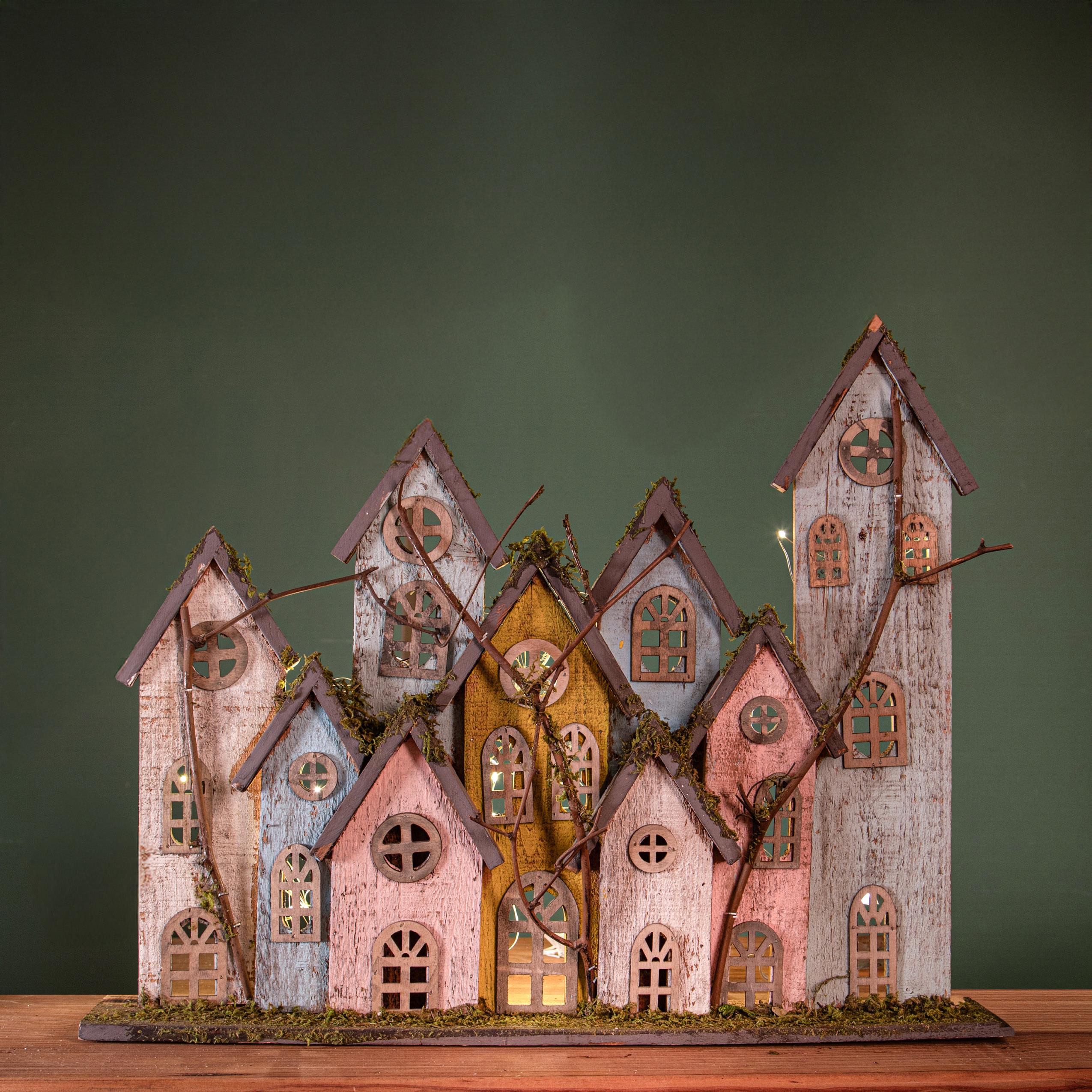 VILLAGGIO LEGNO 55X46 CM***SC