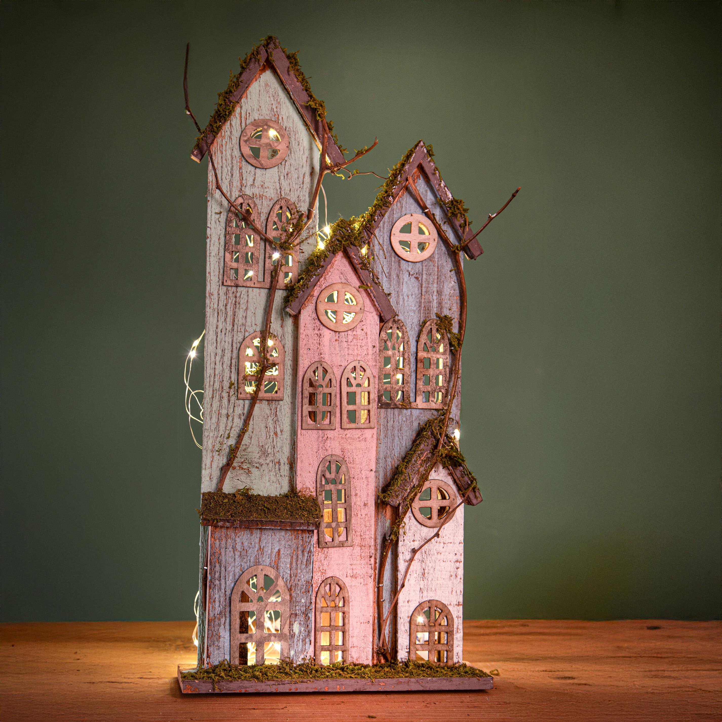 VILLAGGIO LEGNO 26XH56 CM***SC
