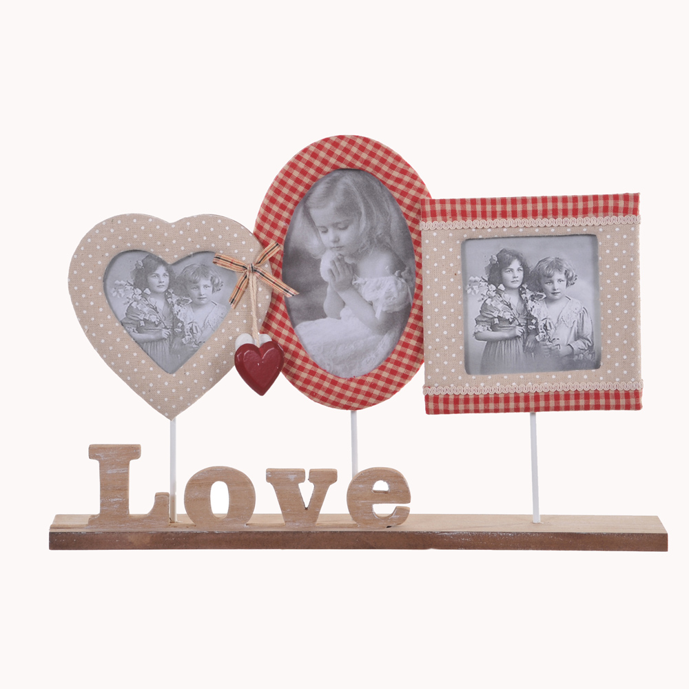 P/FOTO DA TAVOLO X 3 40X27 CM LOVE***SC