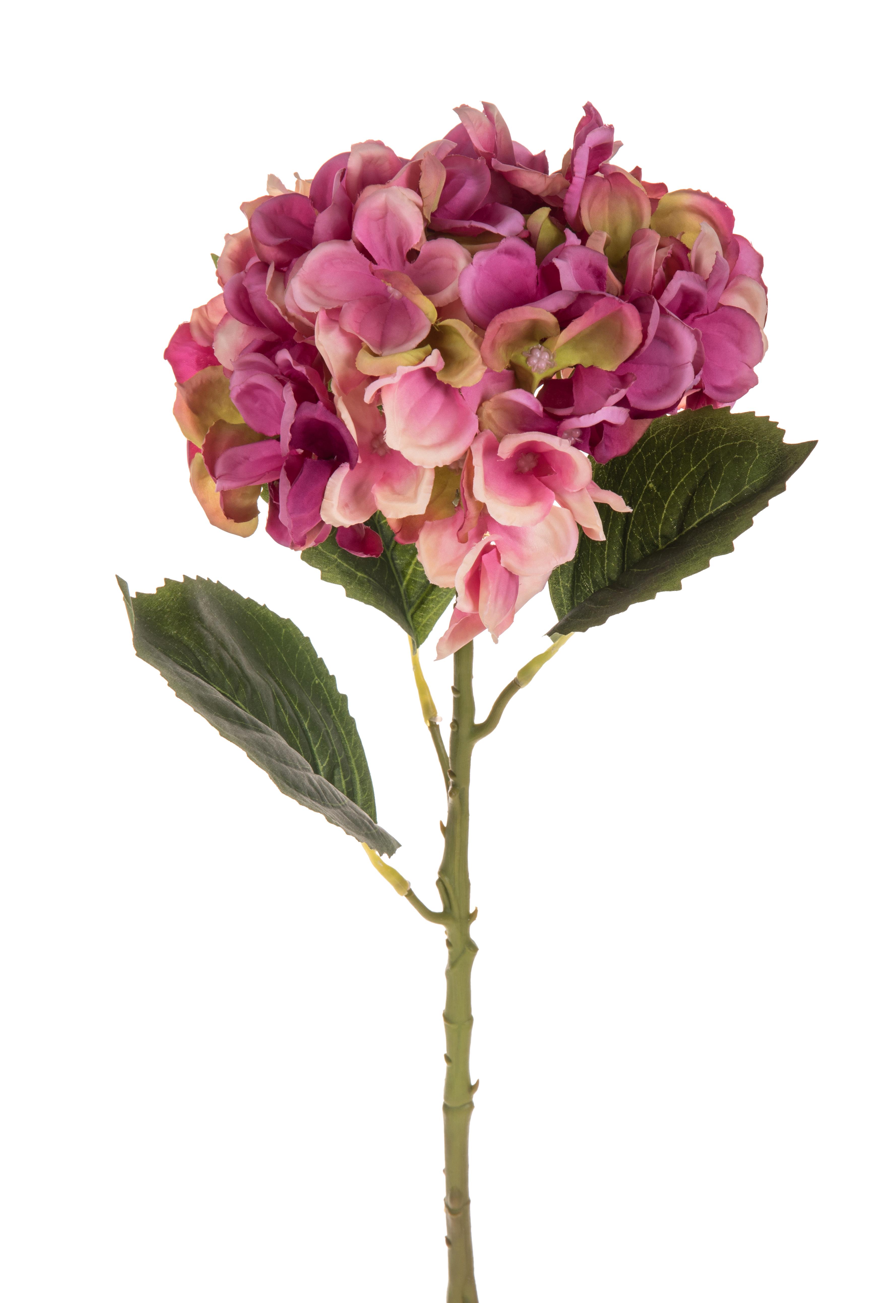 Fleurs artificielles, Hortensia	, ORTENSIA SING. 57 CM