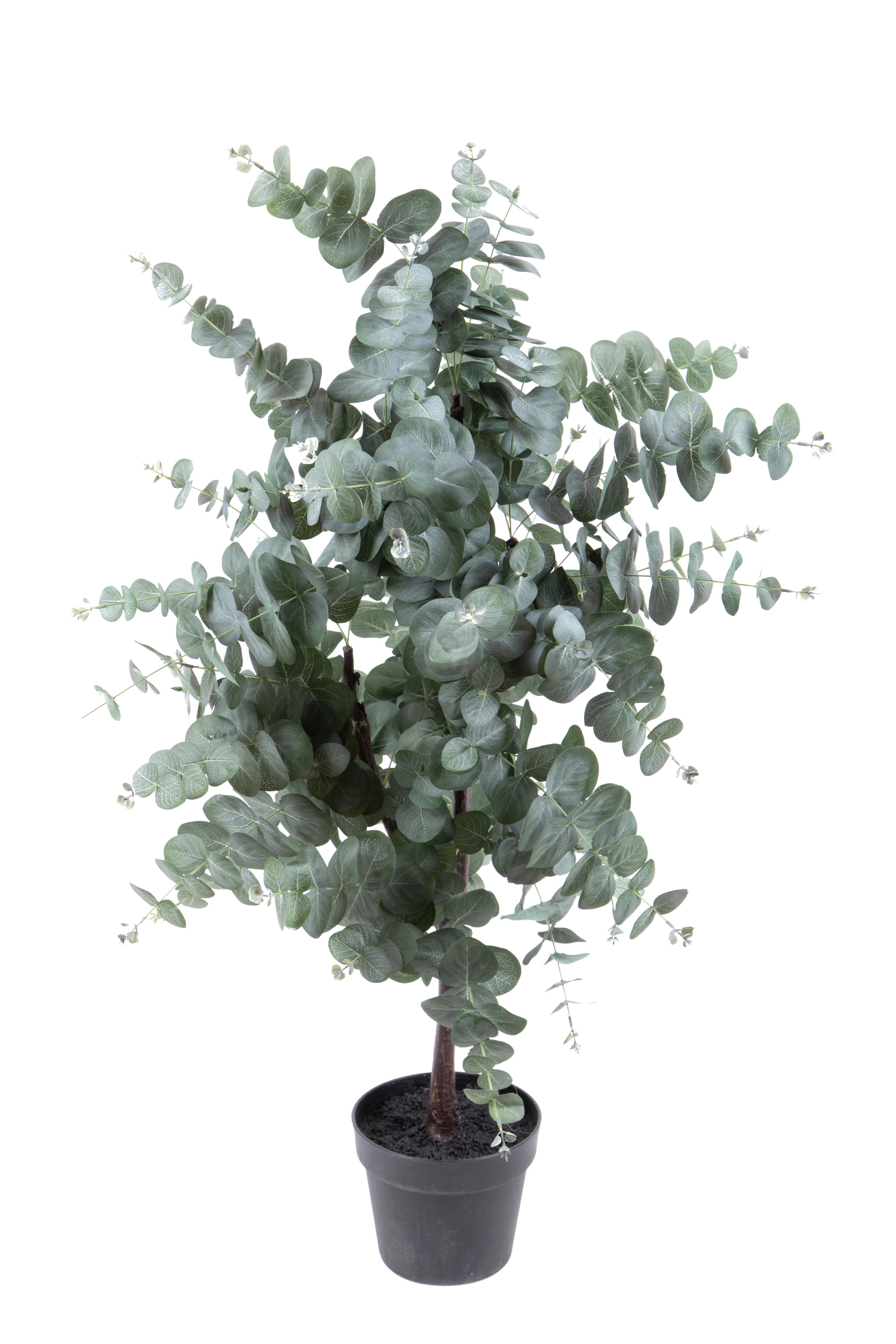 PIANTE ARTIFICIALI, Piante grandi invasate, EUCALYPTUS 110 CM C/VASO