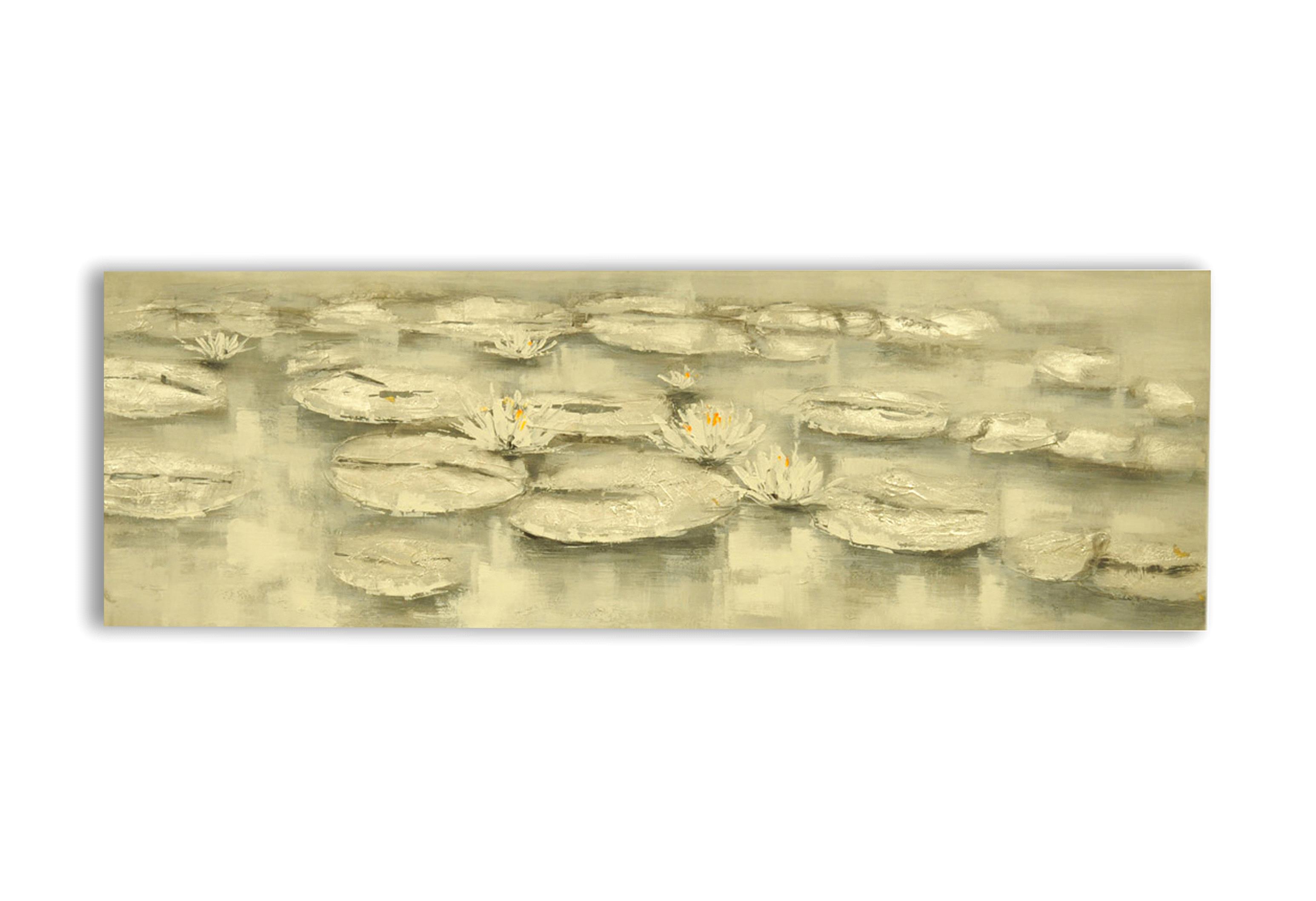 QUADRO 50X150 CM C/NINFEE